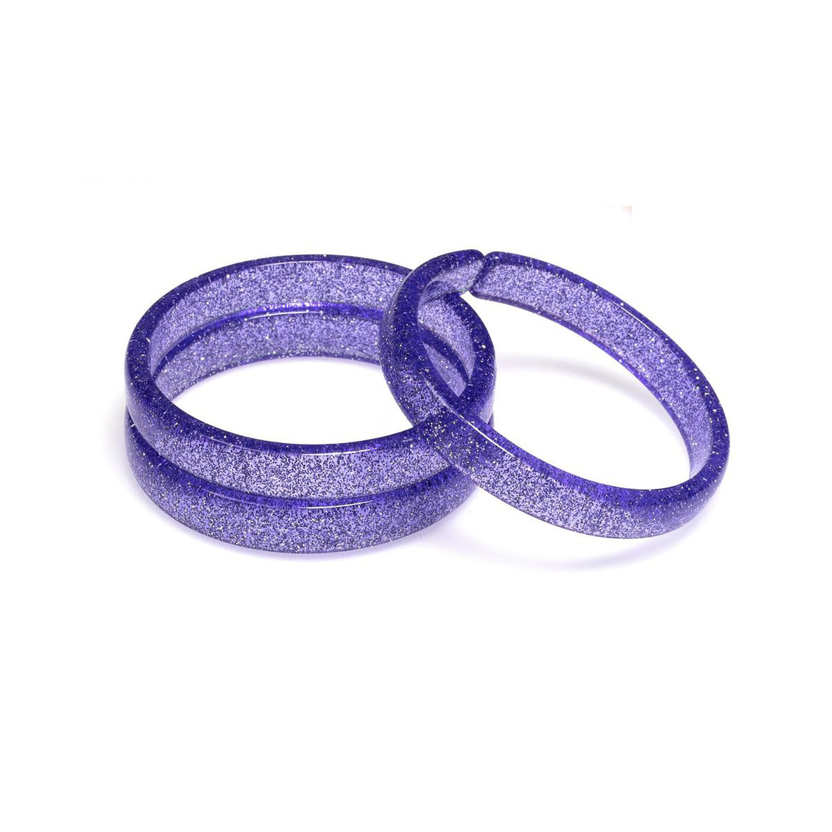 Glitter Purple Bangles