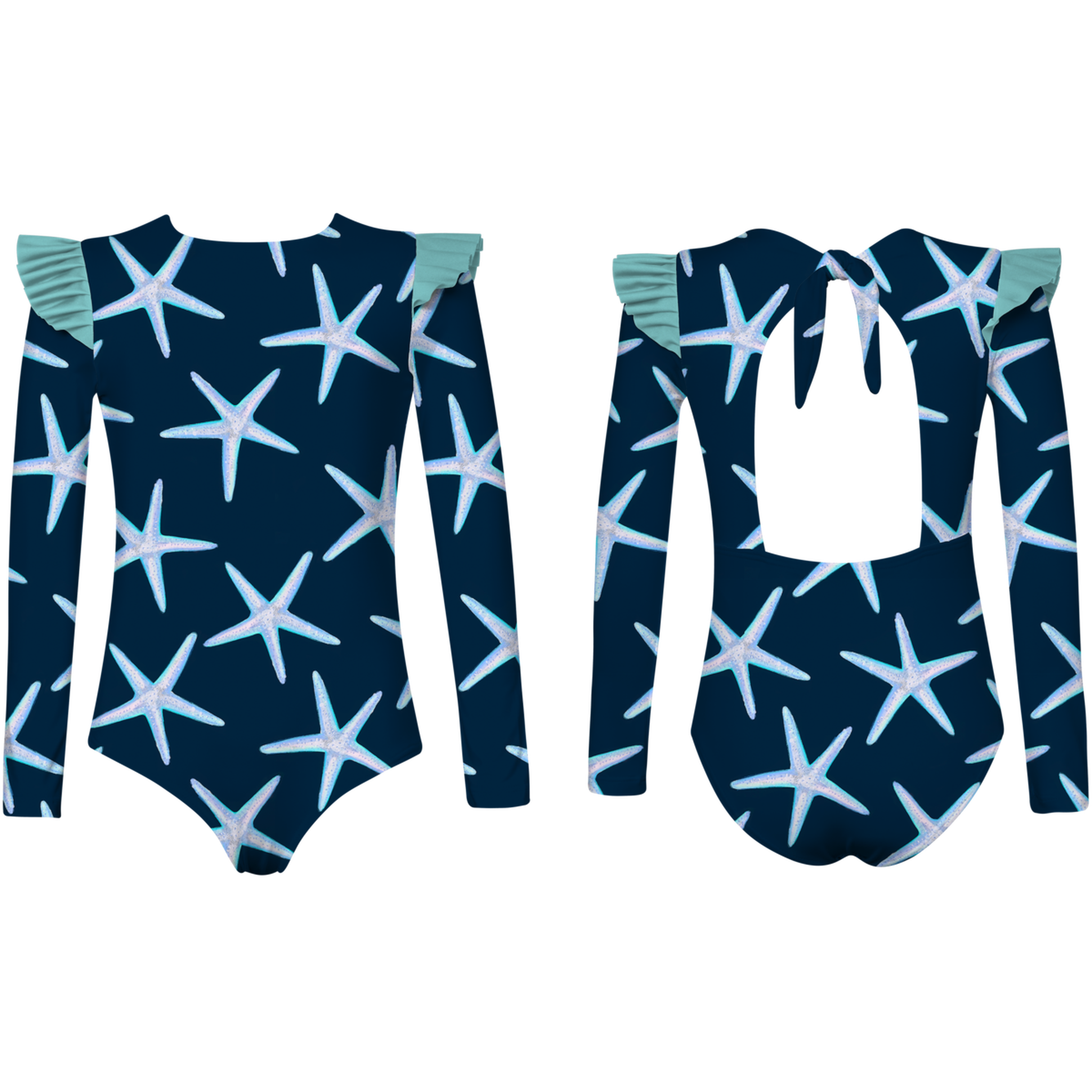 WINGS LONGSLEEVE-ESTRELLAS DE MAR DEEP BLUE