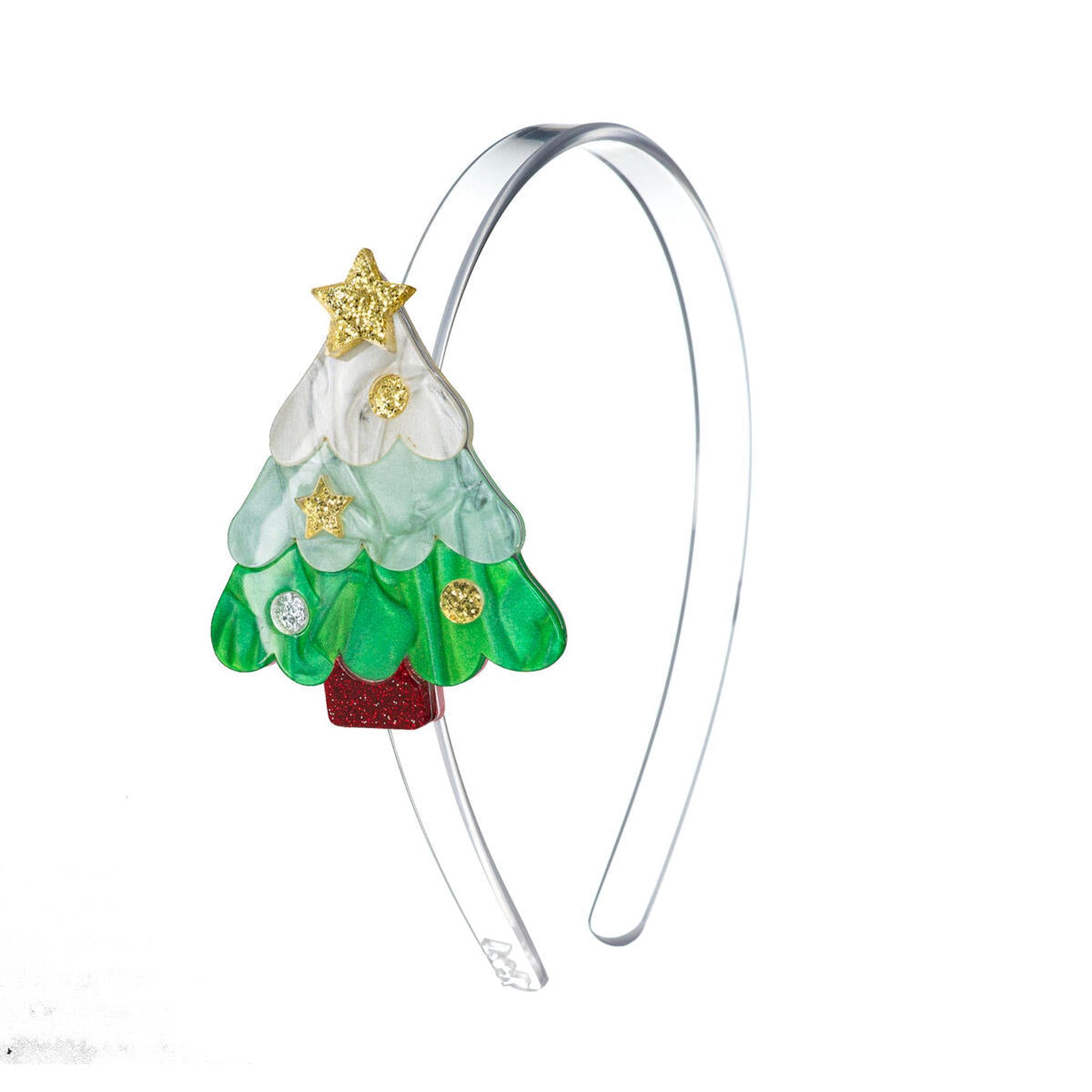 Festive Christmas Tree Headband