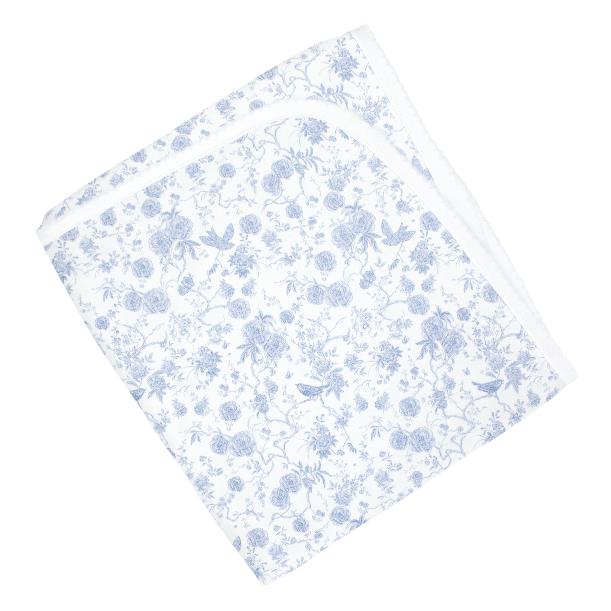 Garden Print Pima Blanket