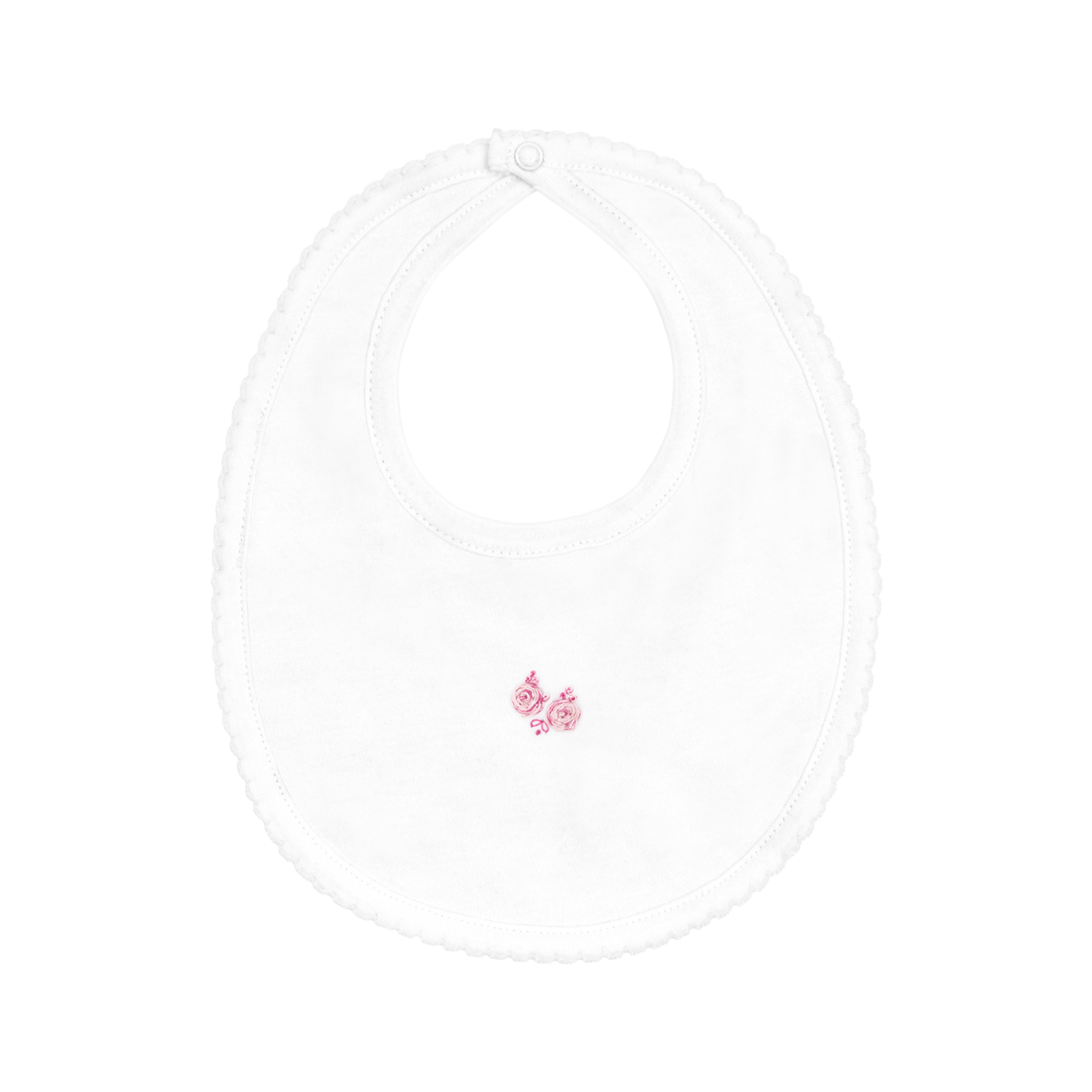 Garden Embroidered Burp & Bib