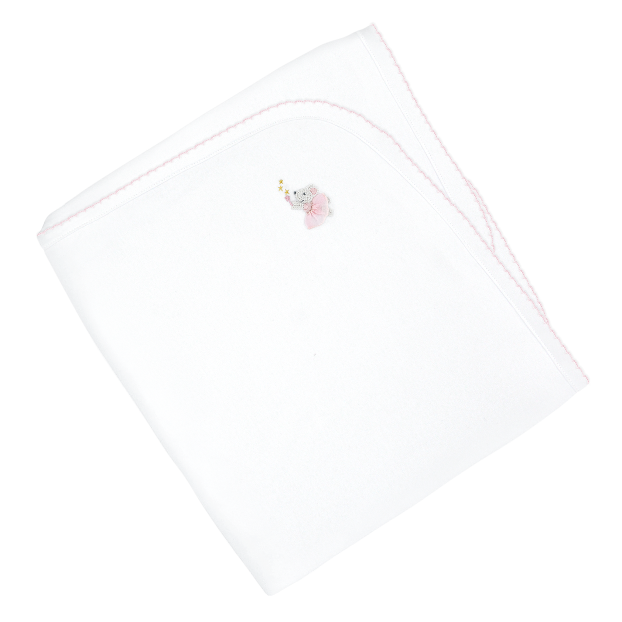 Ballet Tutu Embroidered Pima Blanket