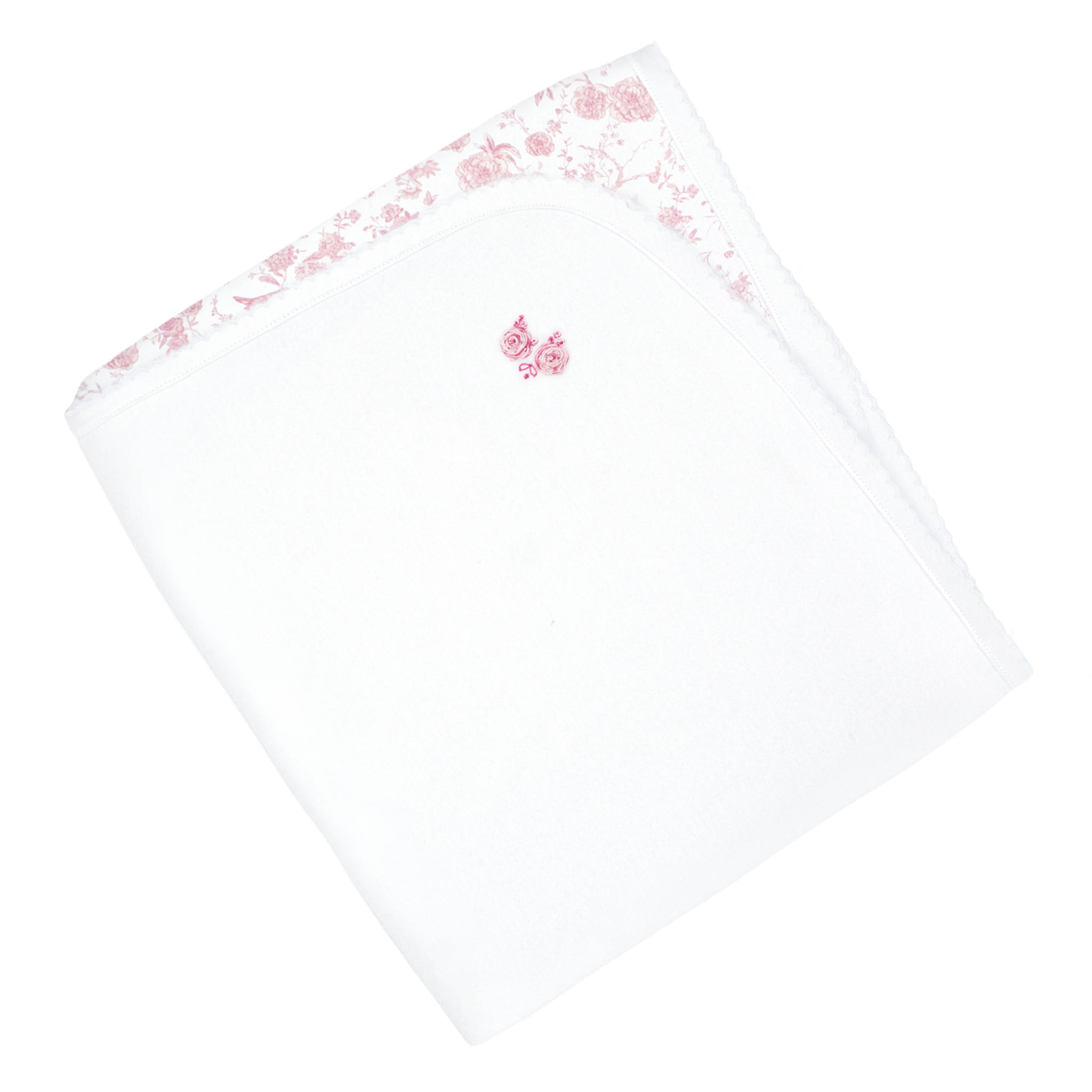 Garden Embroidered Pima Blanket