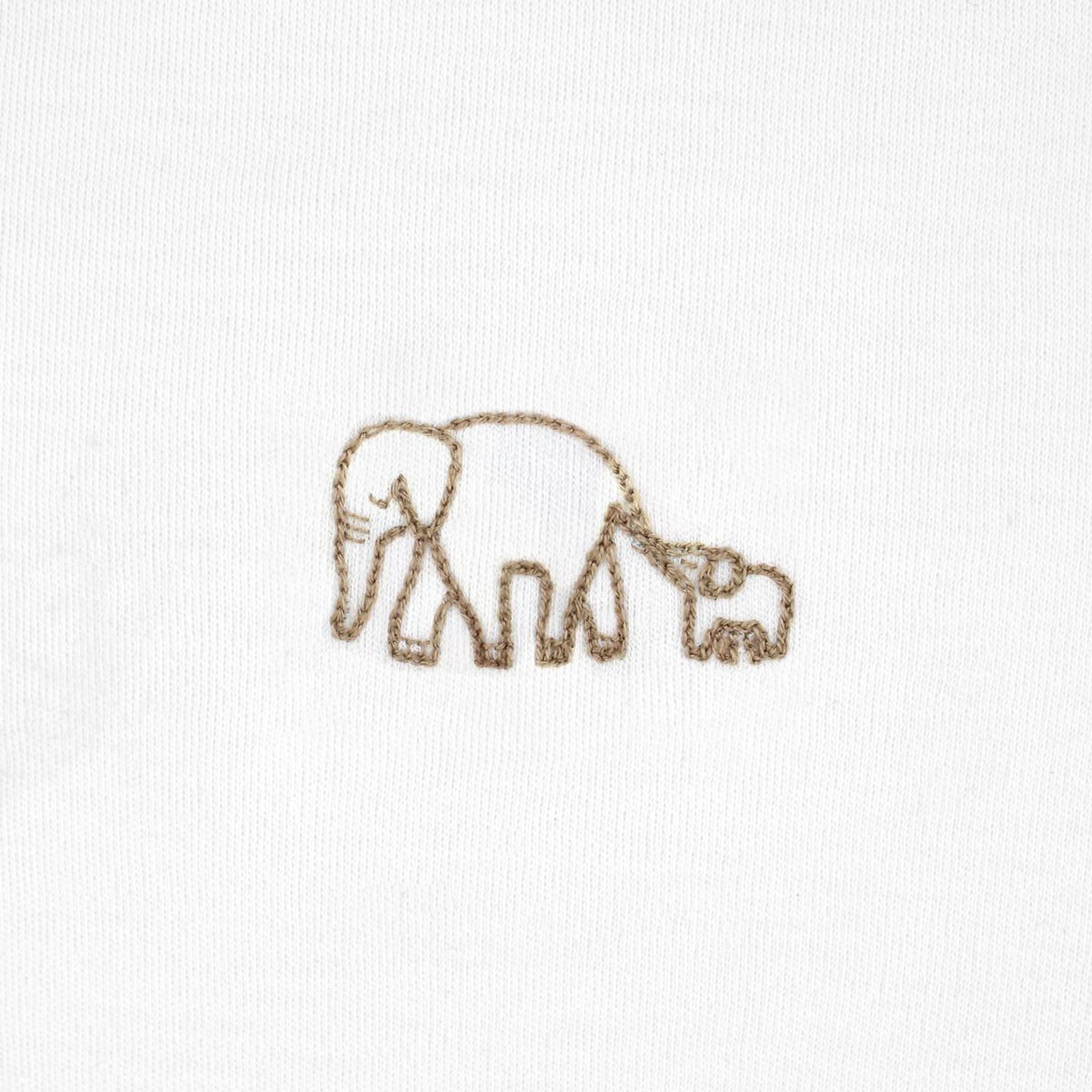 Safari Toile du Jouy Embroidered Pima Cotton