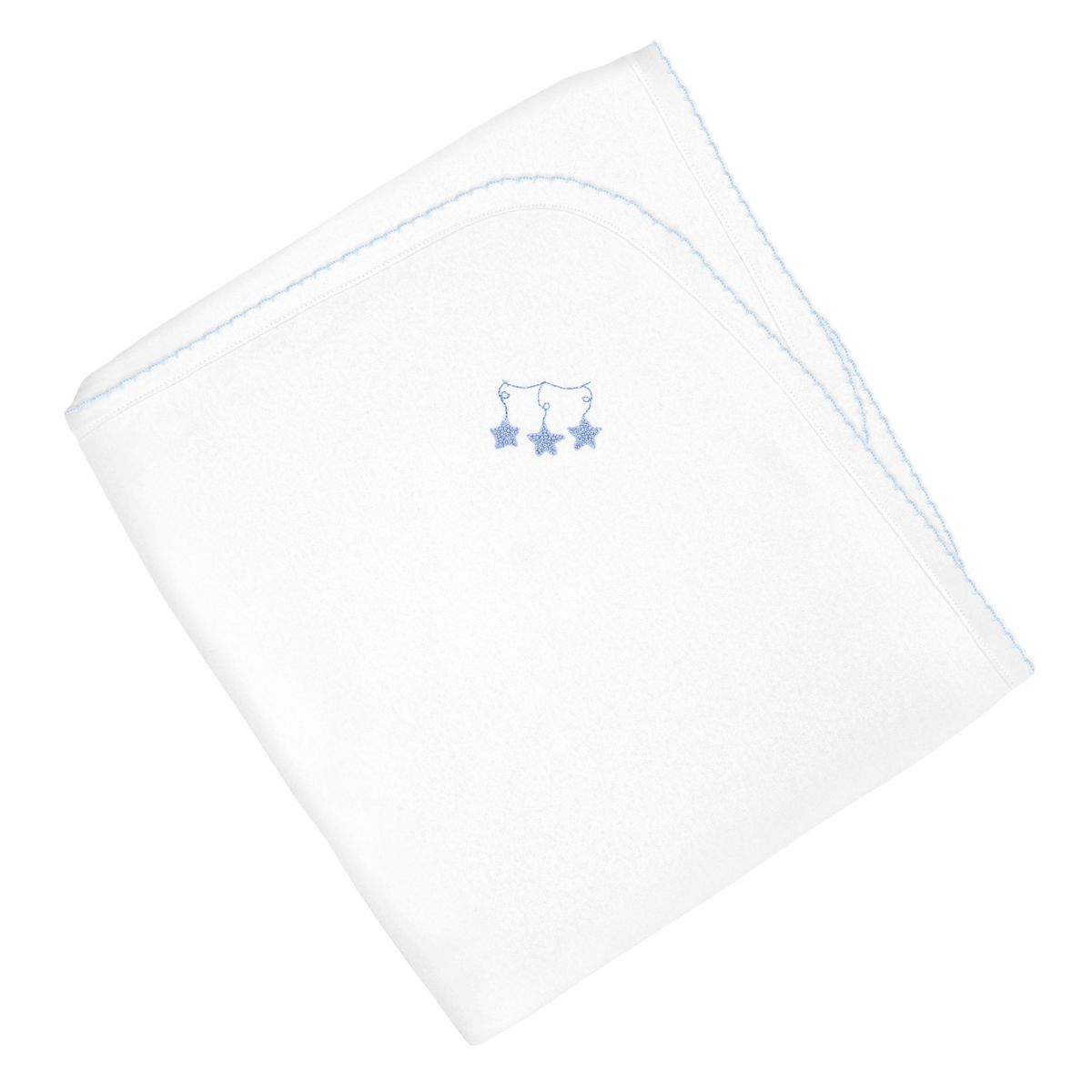 Star Confetti Embroidered Pima Blanket