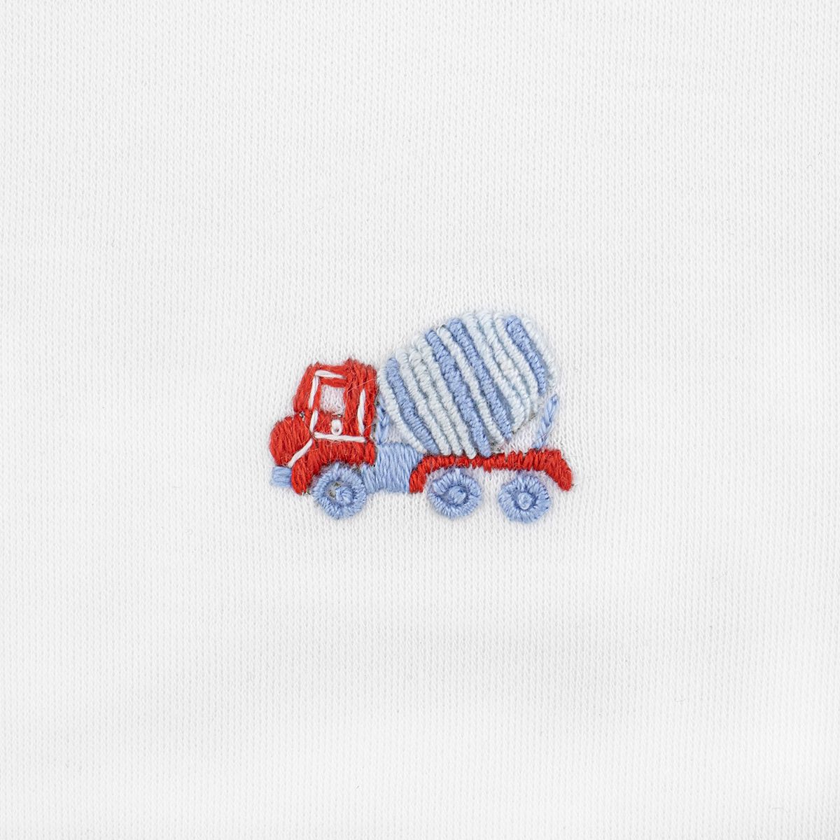 Trucks Embroidered Pima Romper
