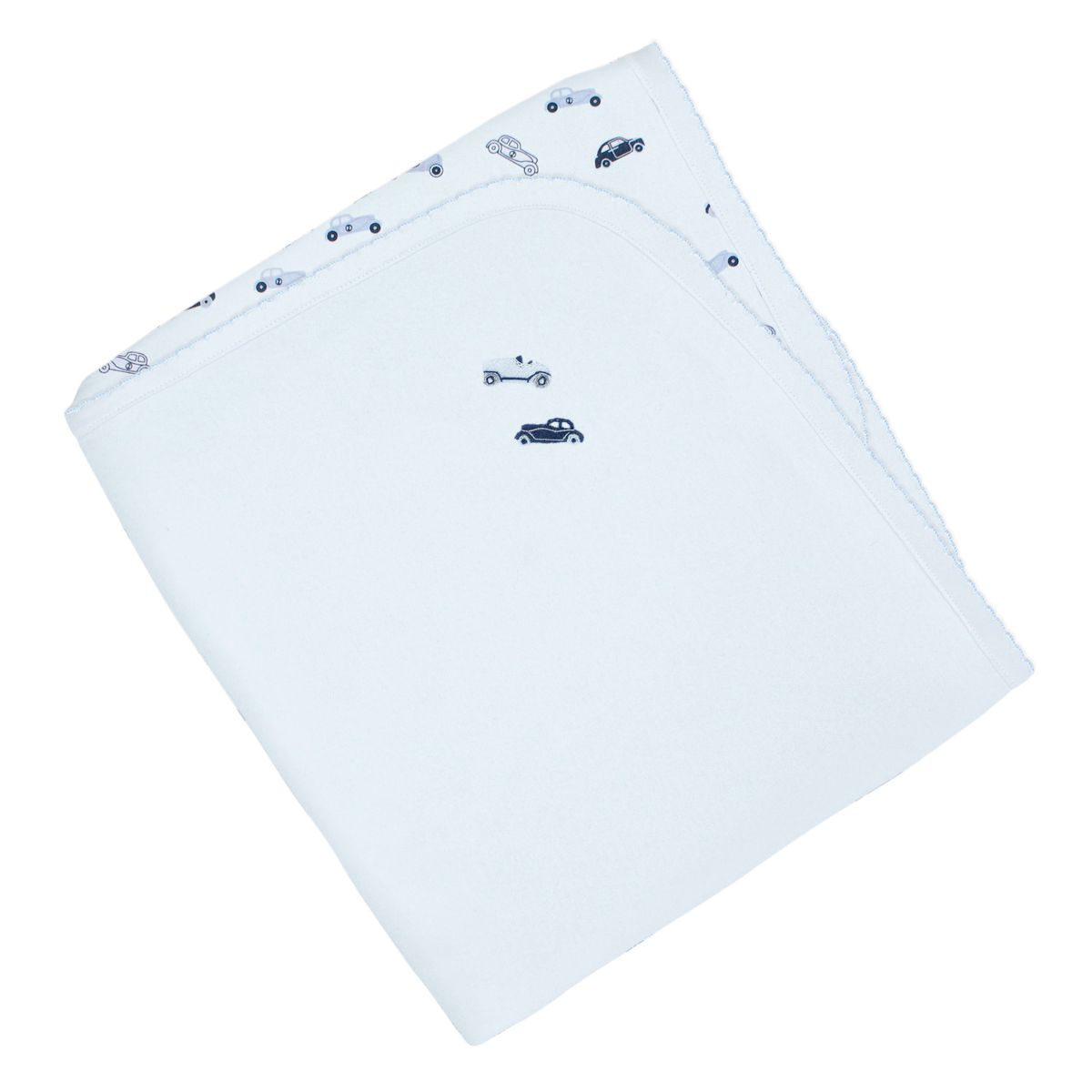 Classic Whip Embroidered Pima Blanket