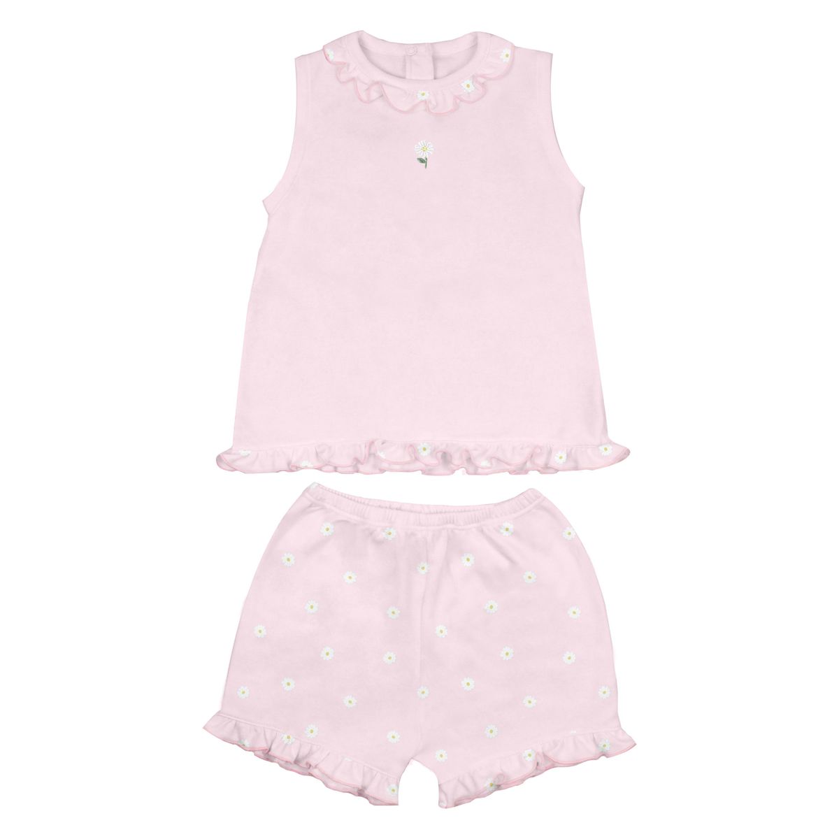 Lovely Daisies Pima Short Set