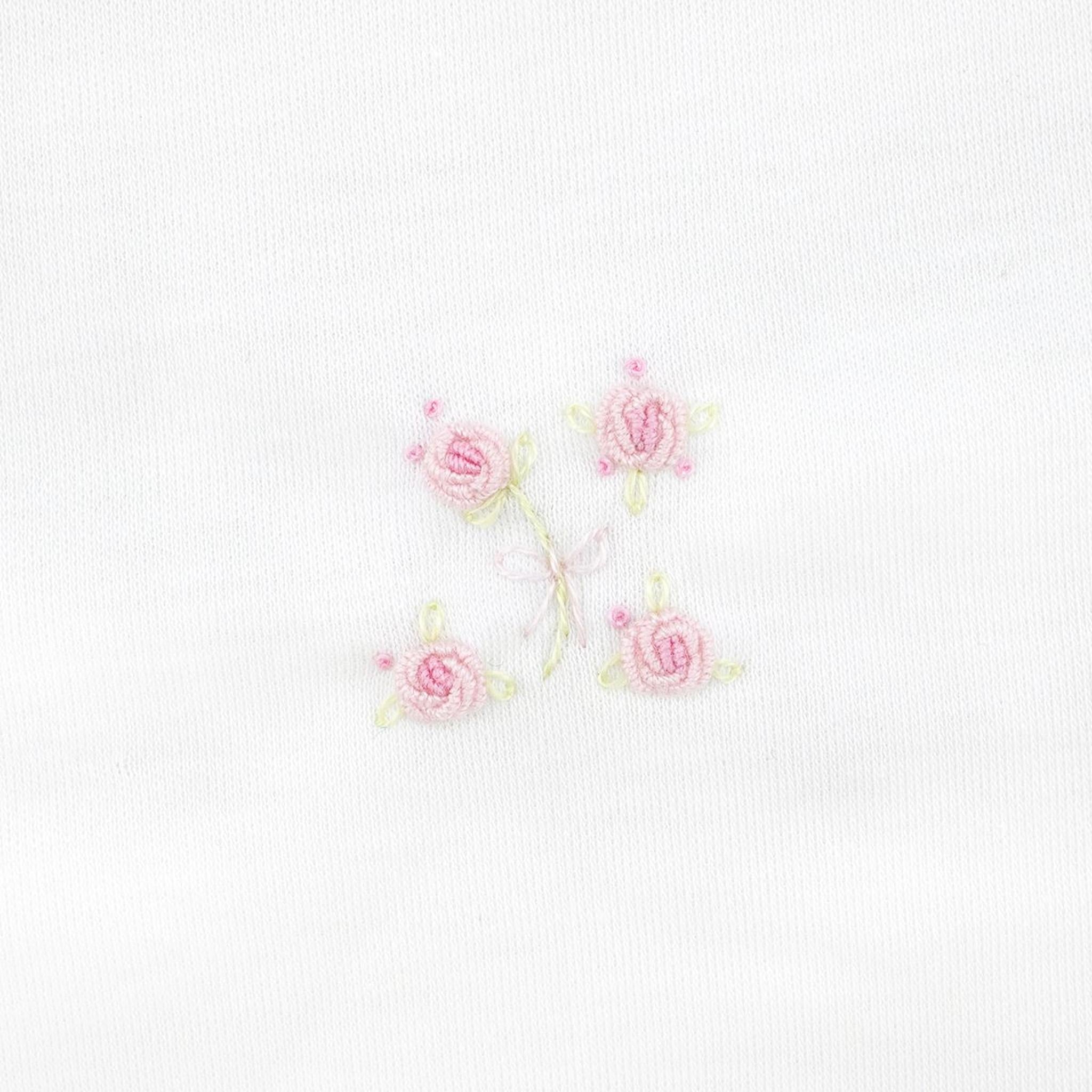 Romantic Roses Embroidered Pima Dress