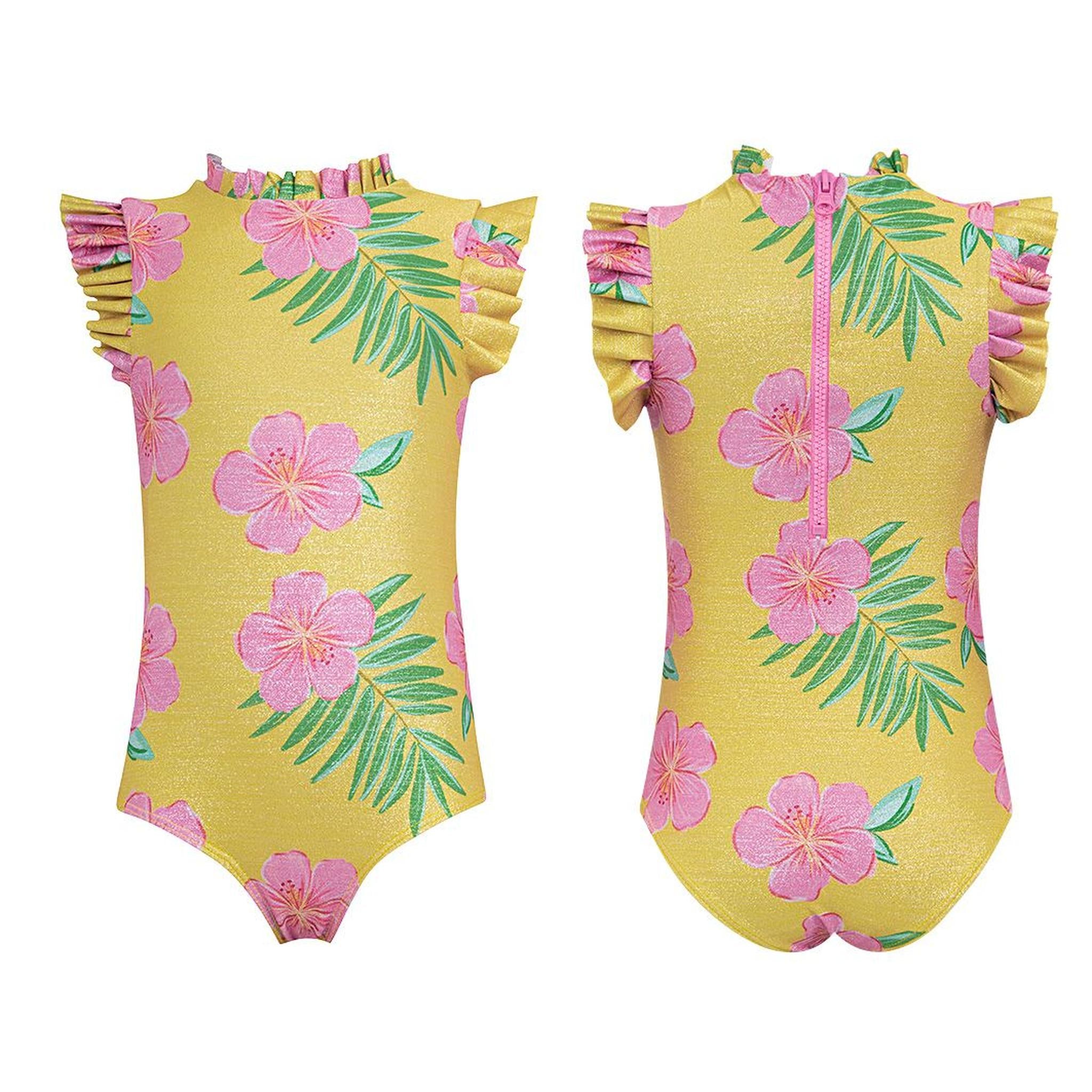 ALISSON ONE PIECE - HIBISCUS AMARILLO - SHINE