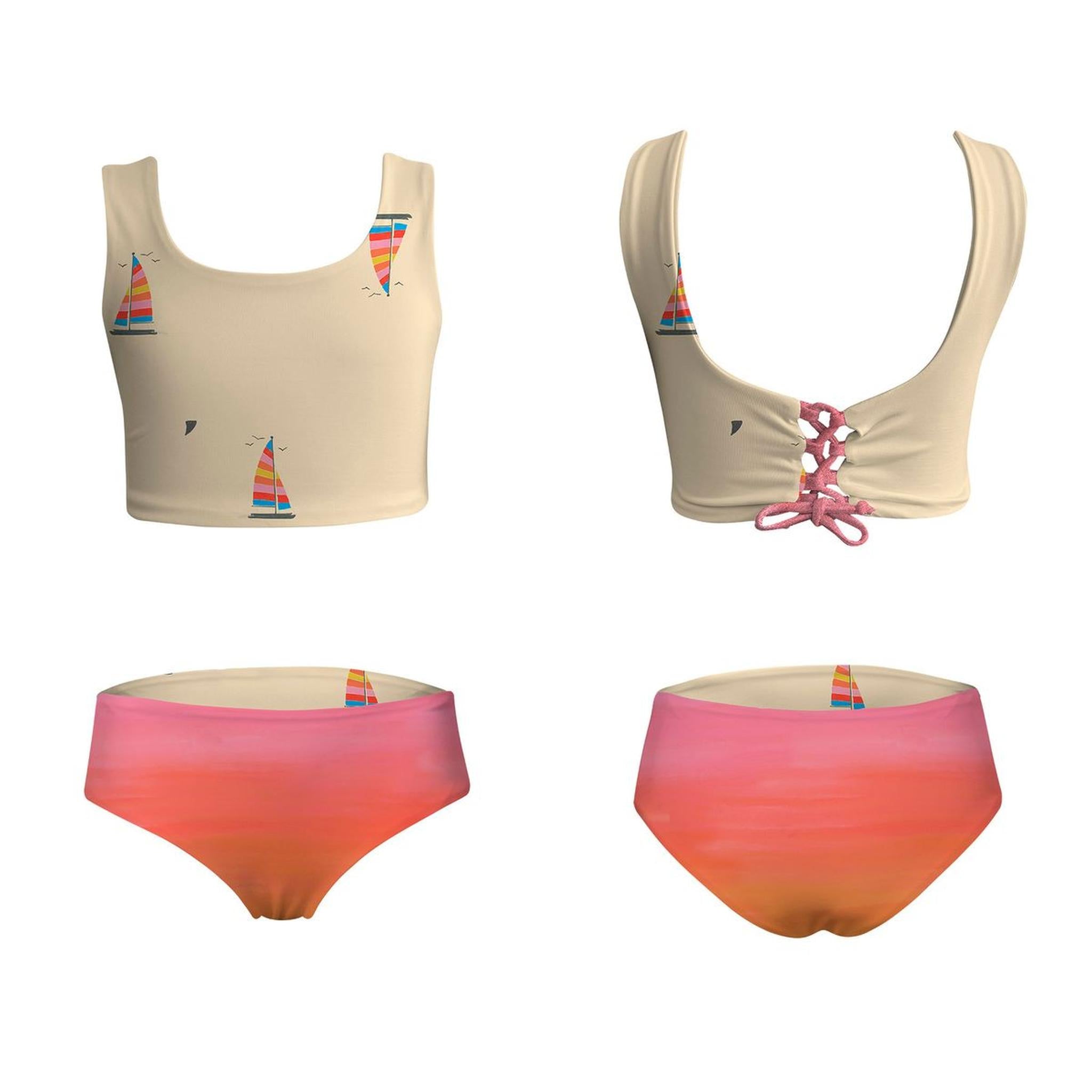 SUN&MOON BIKINI - ATARDECER EN VELERO