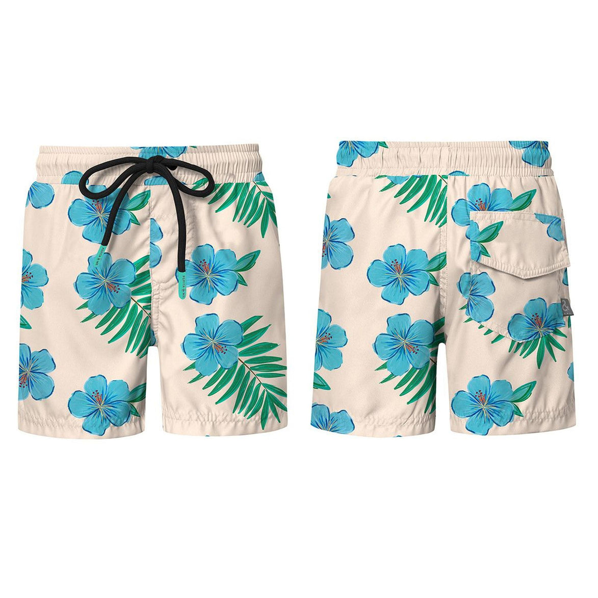 SWIMSHORTS - HIBISCUS AZUL ARENA