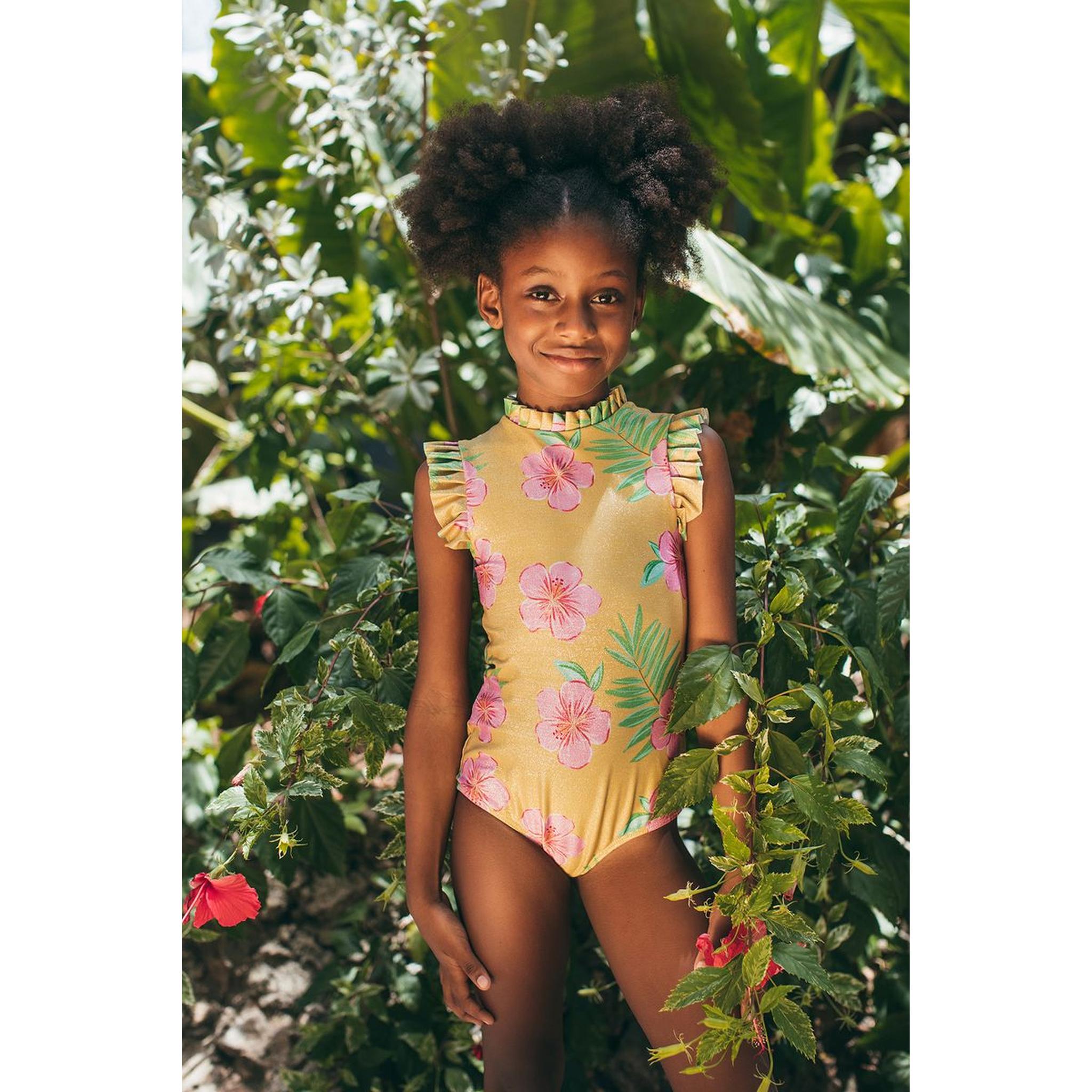 ALISSON ONE PIECE - HIBISCUS AMARILLO - SHINE