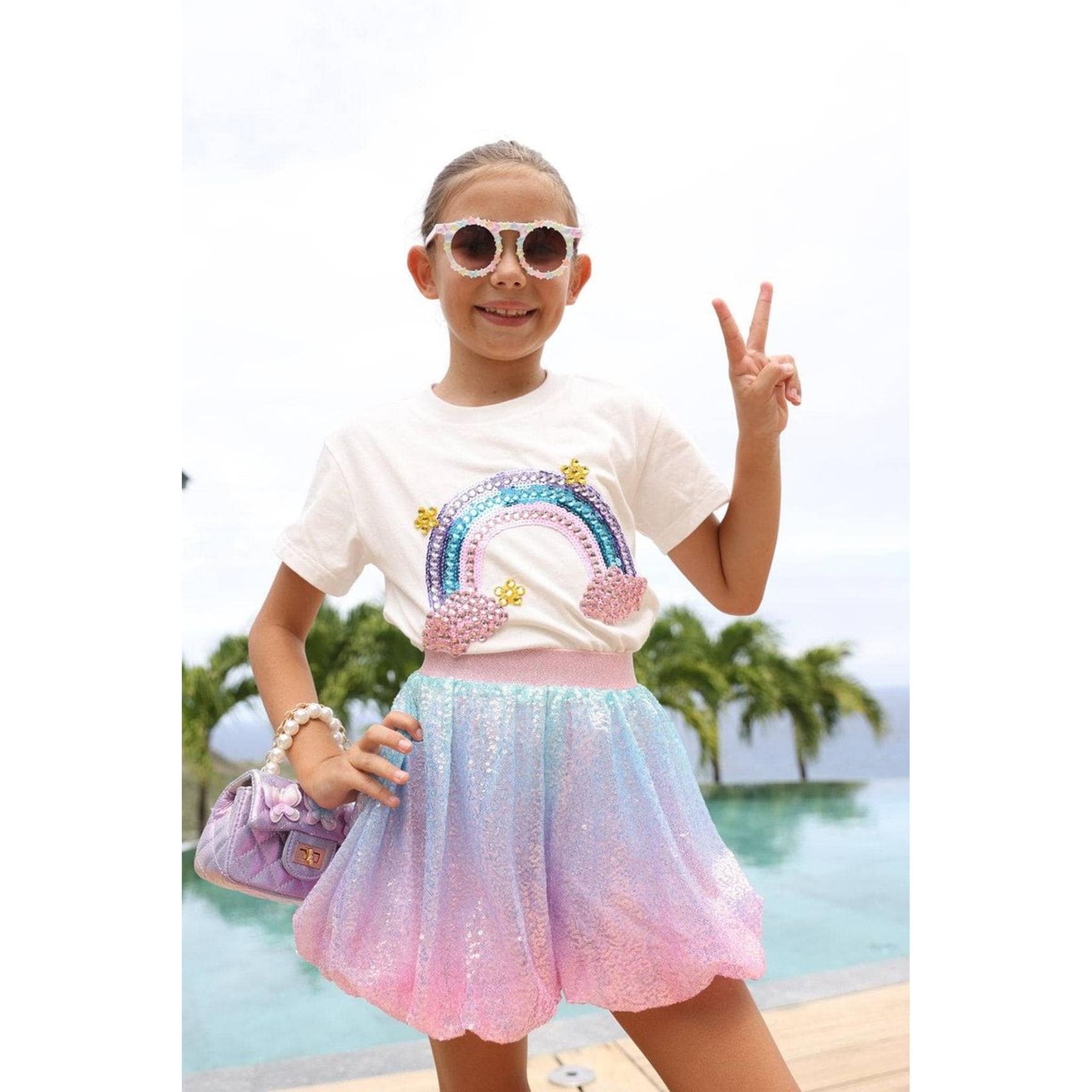 Pastel Rainbow Gems T-shirt