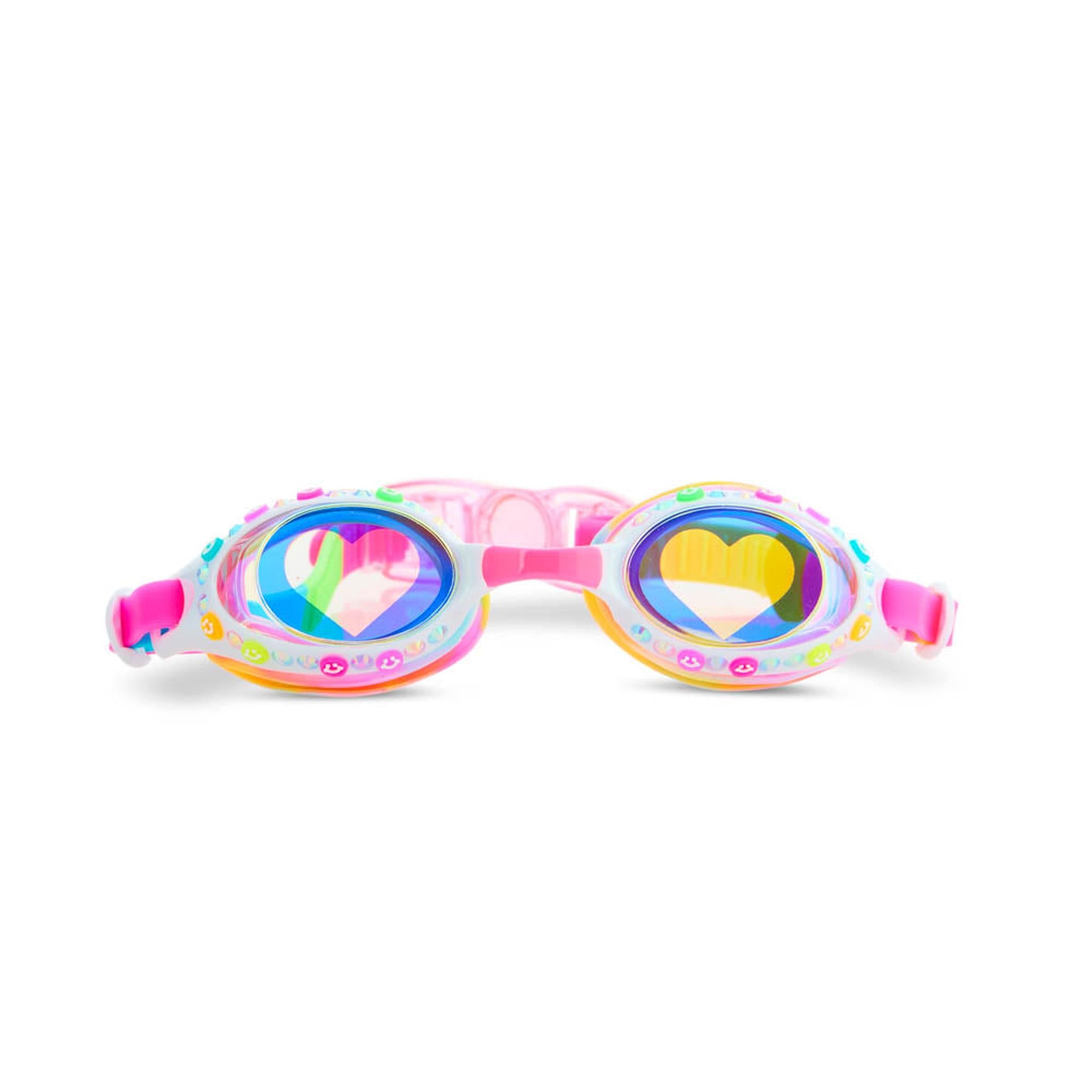 Positively Pink Smile Girl Kids' Swim Goggles