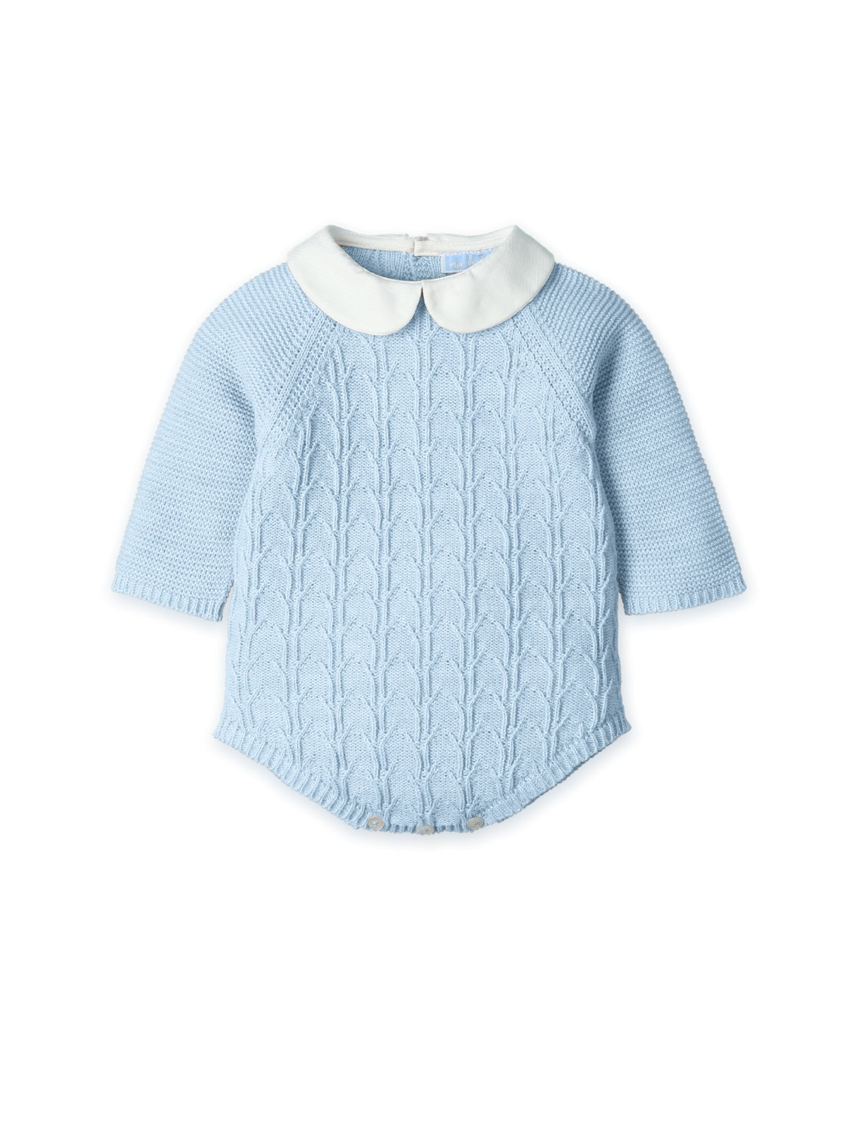 Peter Pan Collar Knitted Romper