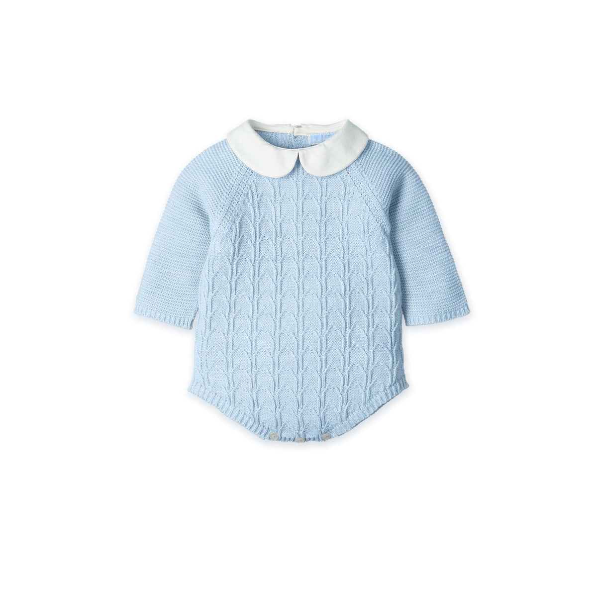 Peter Pan Collar Knitted Romper