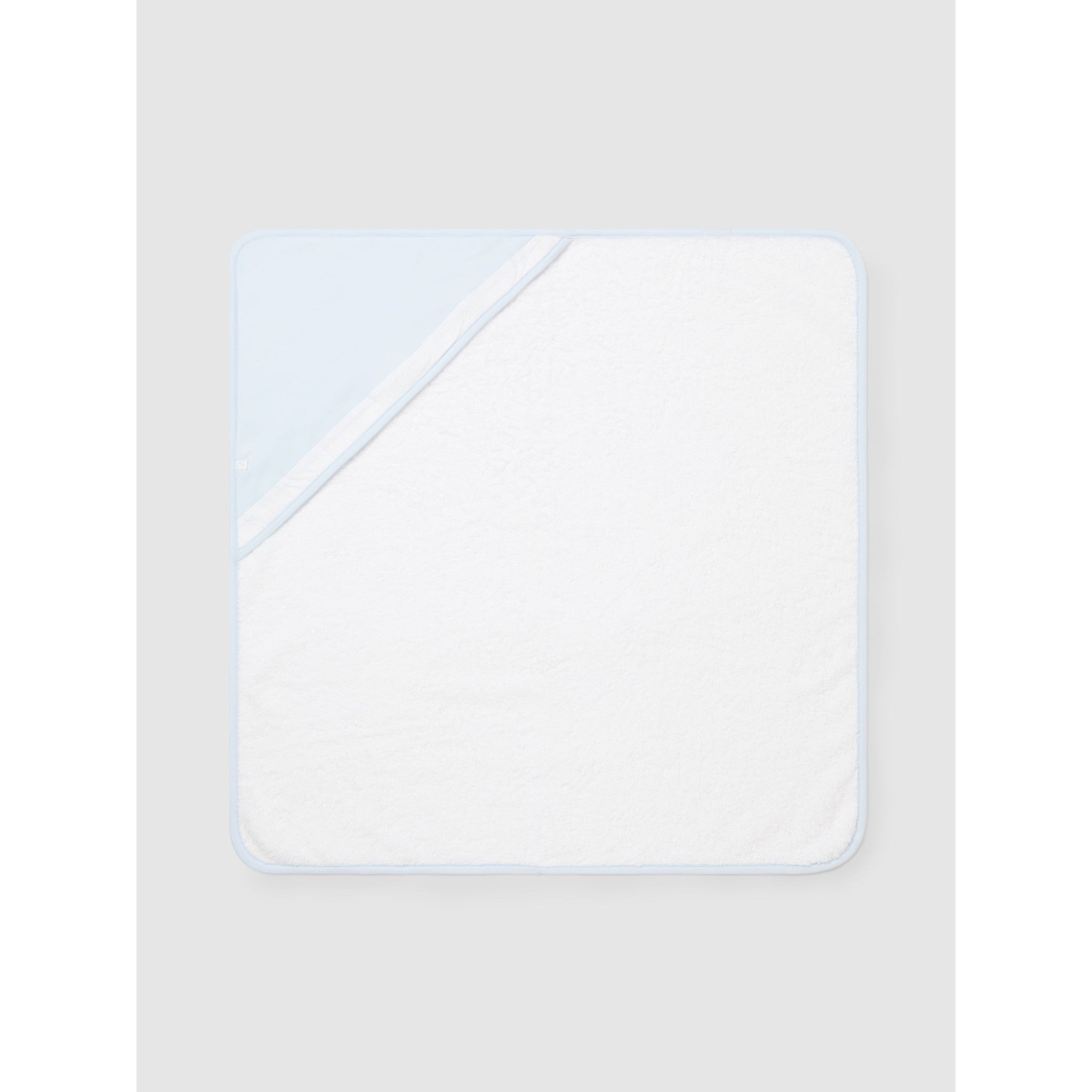 Bath towel cross stitch ribbon detail