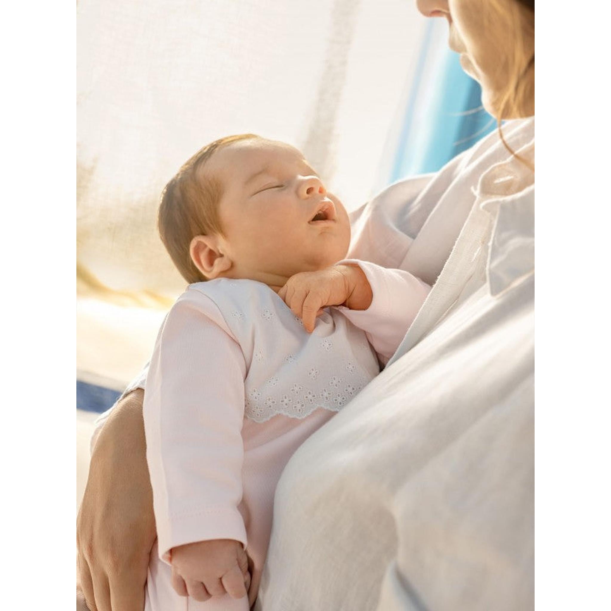 Babygrow lace English embroidery