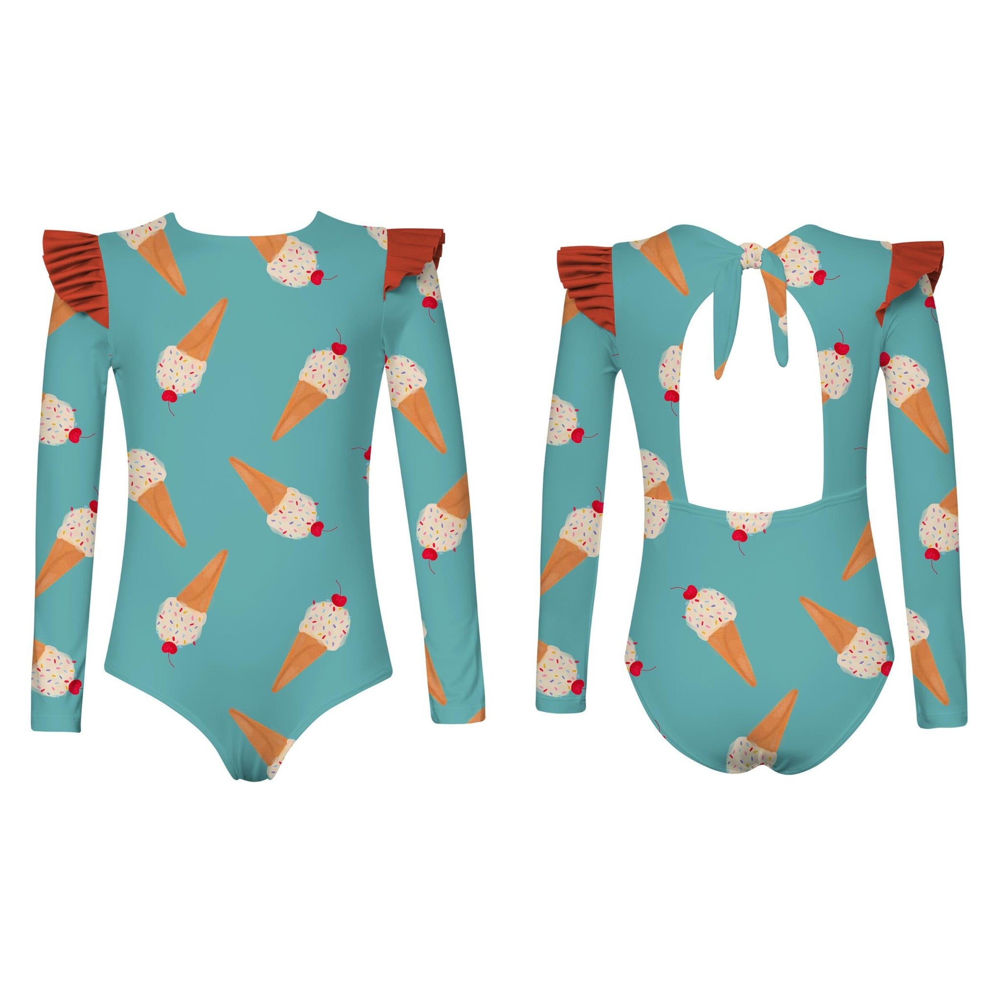 WINGS LONGSLEEVE - ICE CREAM AZUL
