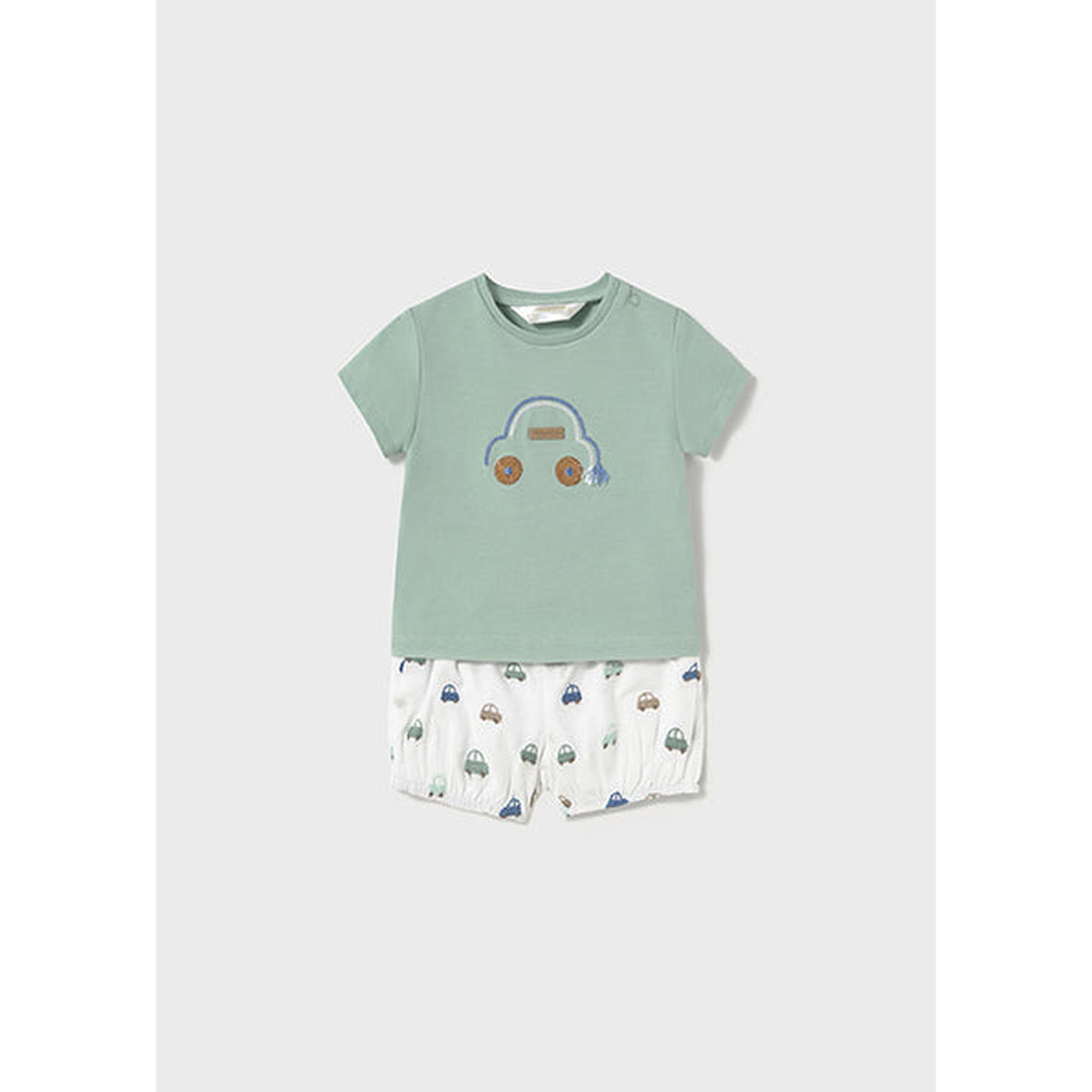 Car Bubble Shorts and T-Shirt Set