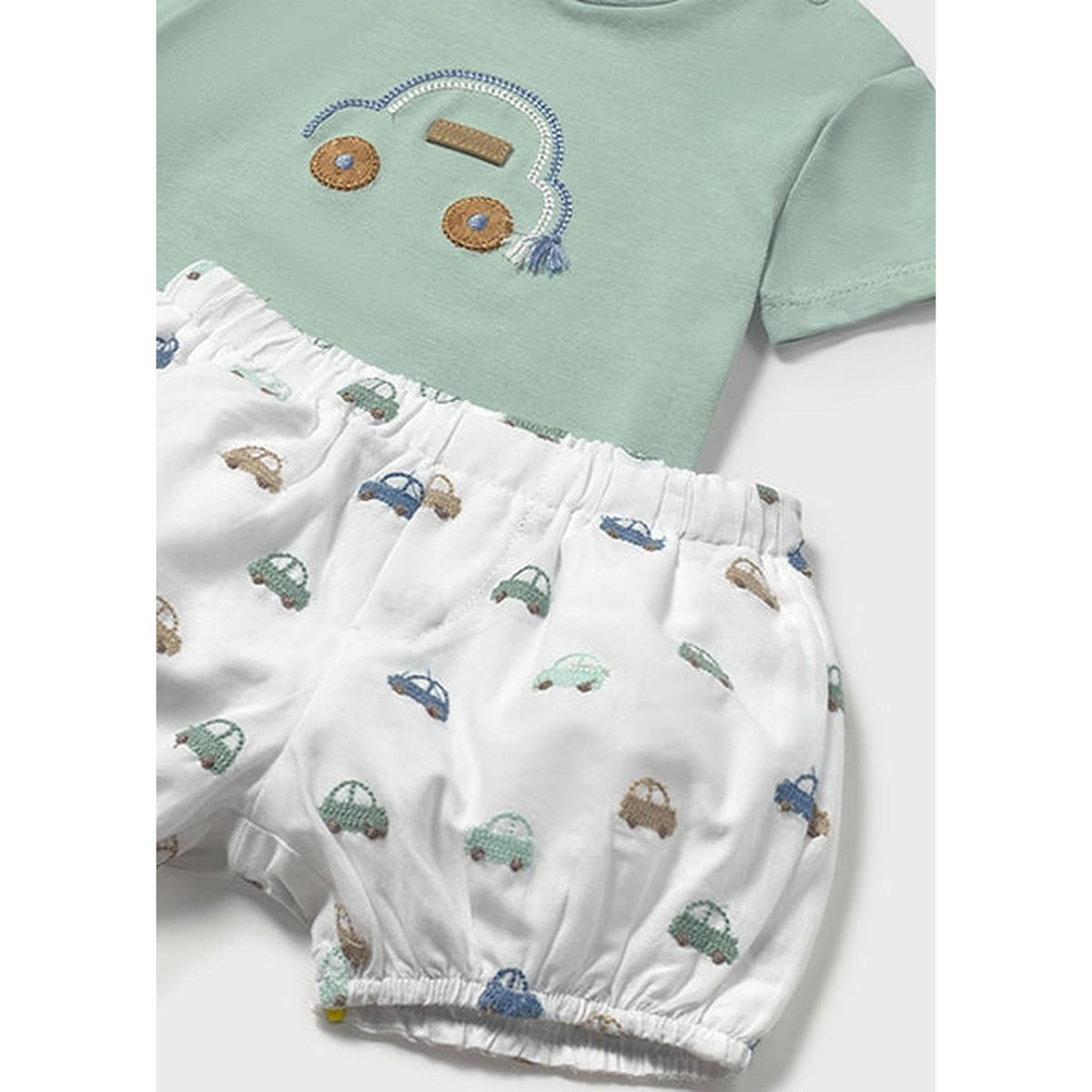 Car Bubble Shorts and T-Shirt Set