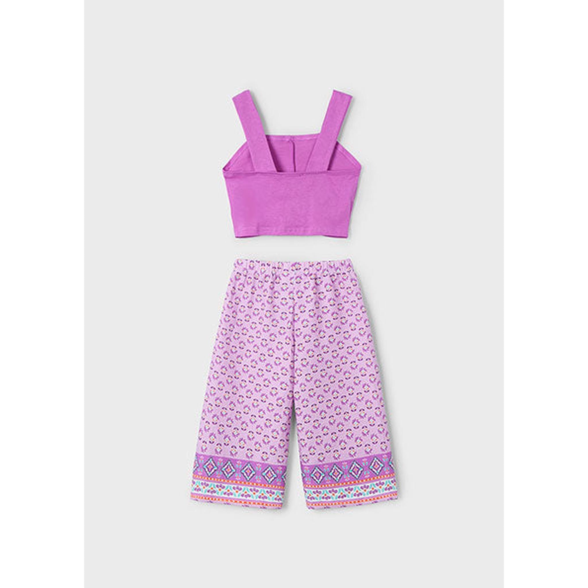 Girl Printed Pants and Top Set