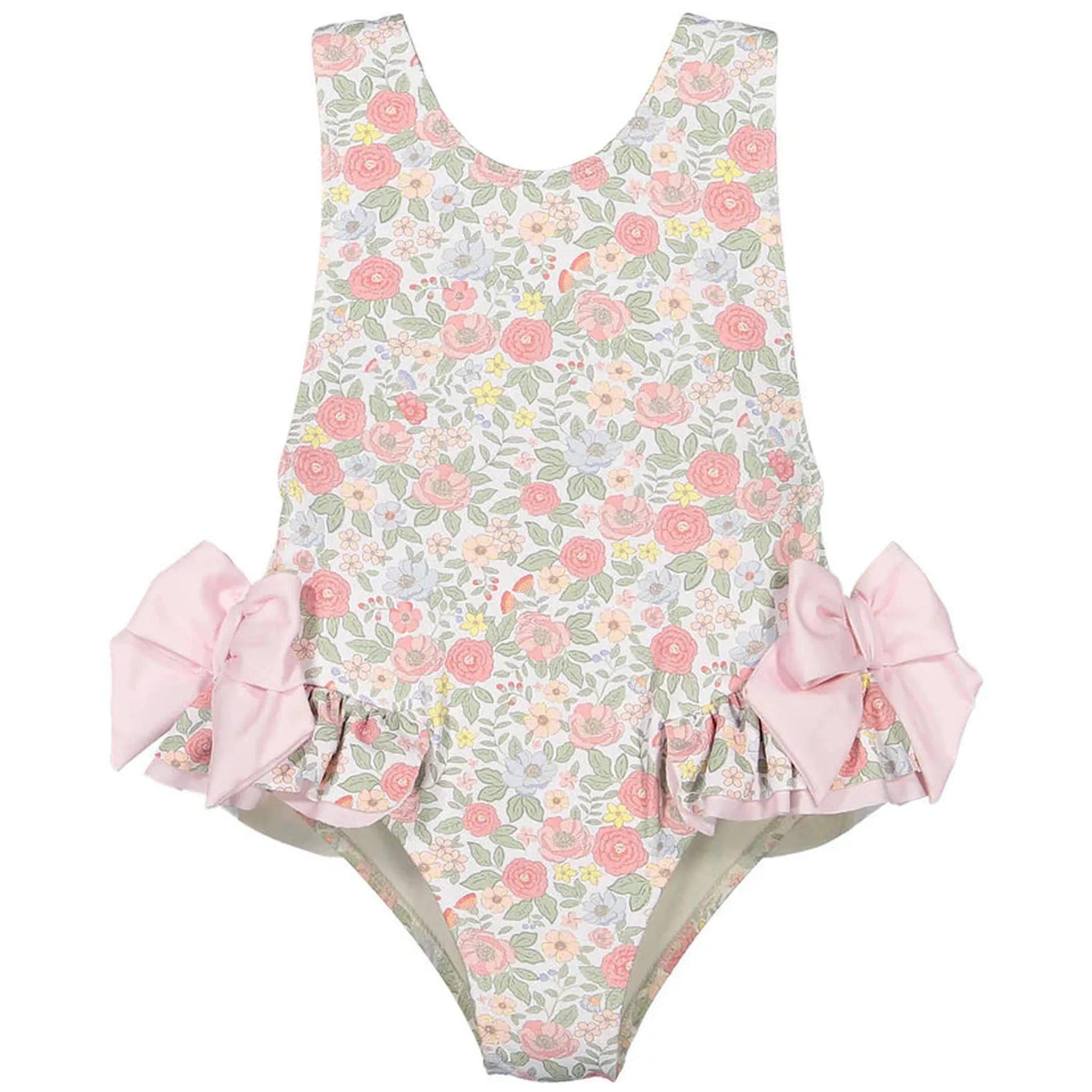 Pink Floral Swimsuit