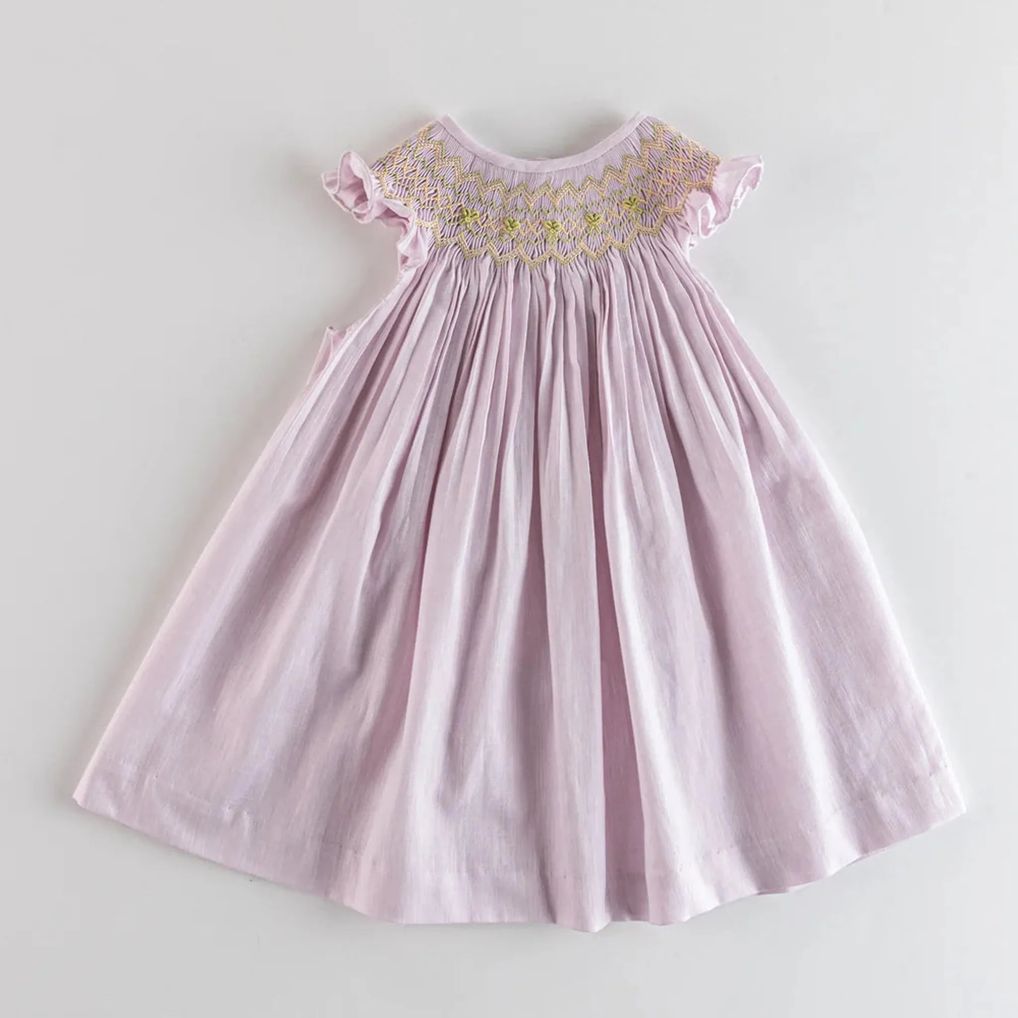 Ona Handsmocked Linen Jesusito