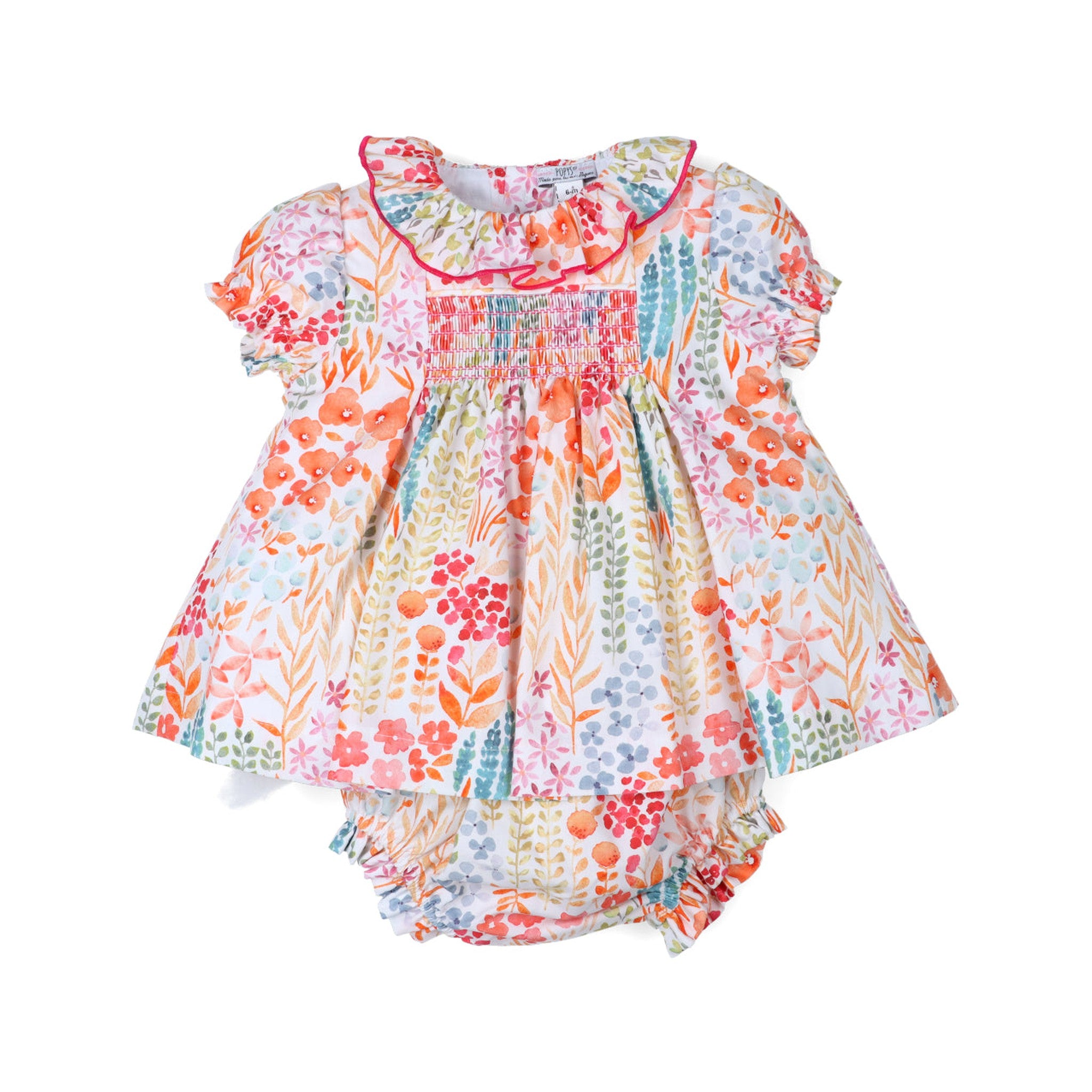 Coral Garden Bloomer Dress