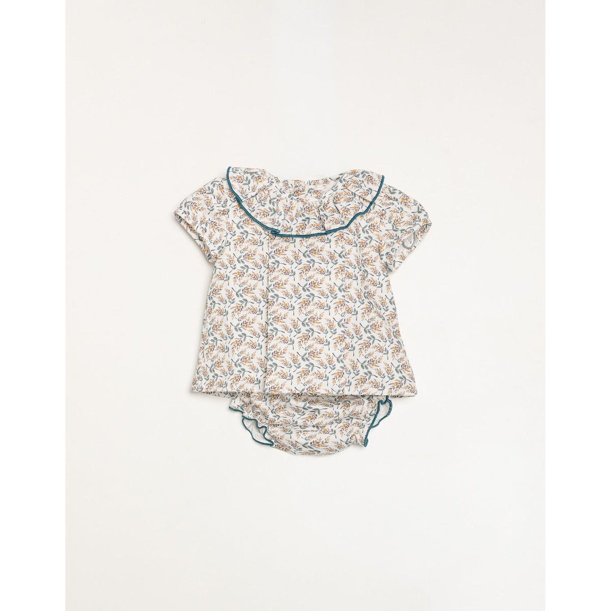 Vestido Flor Mostaza