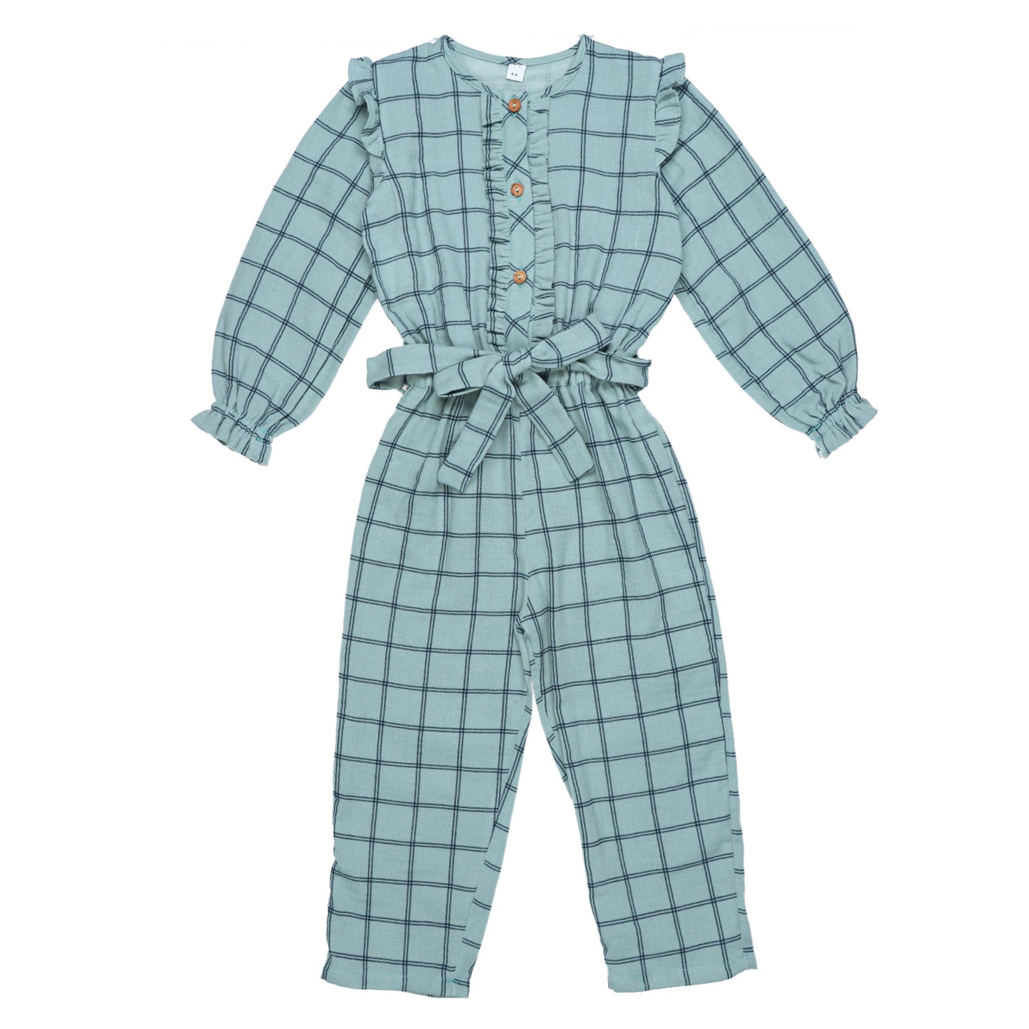 Green Square Long Overall