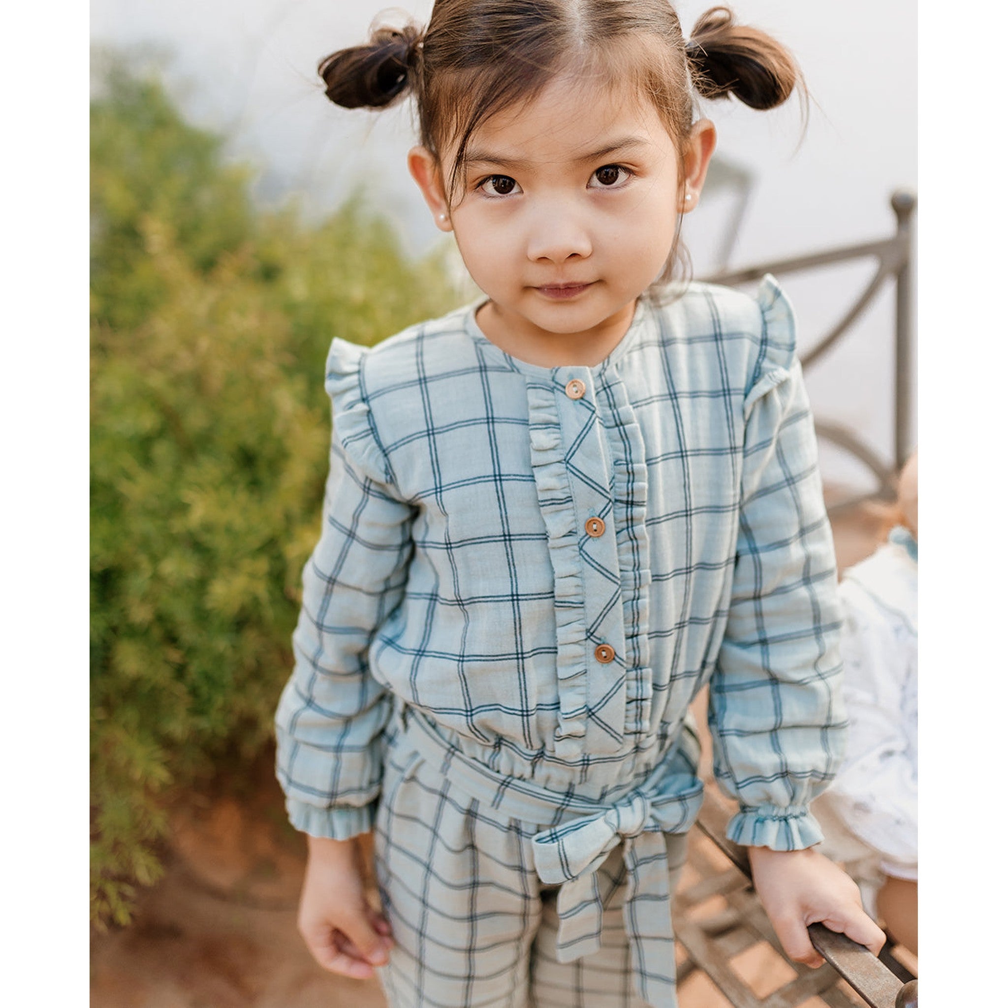 Green Square Long Overall