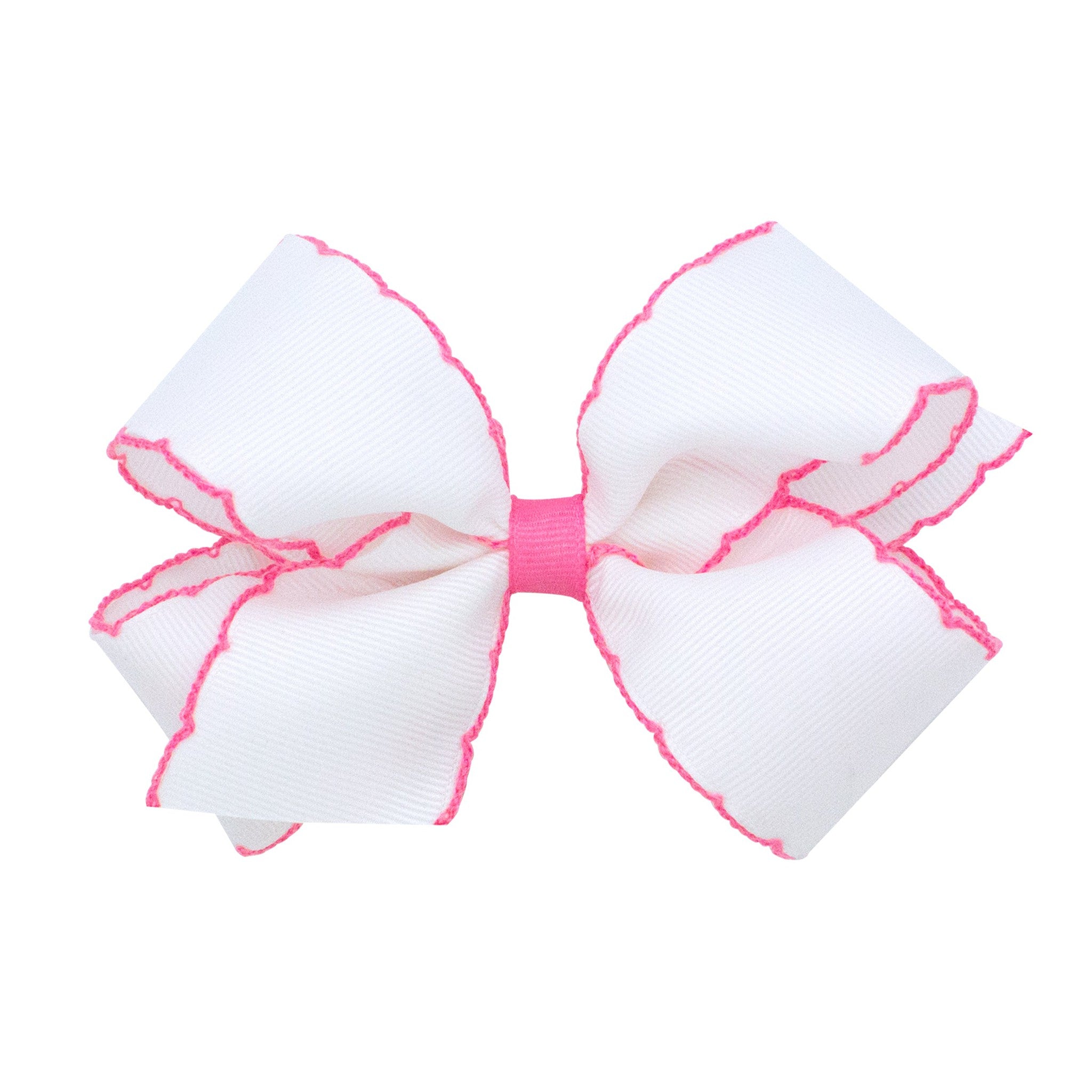 Medium Moonstitch Grosgrain Hair Bow