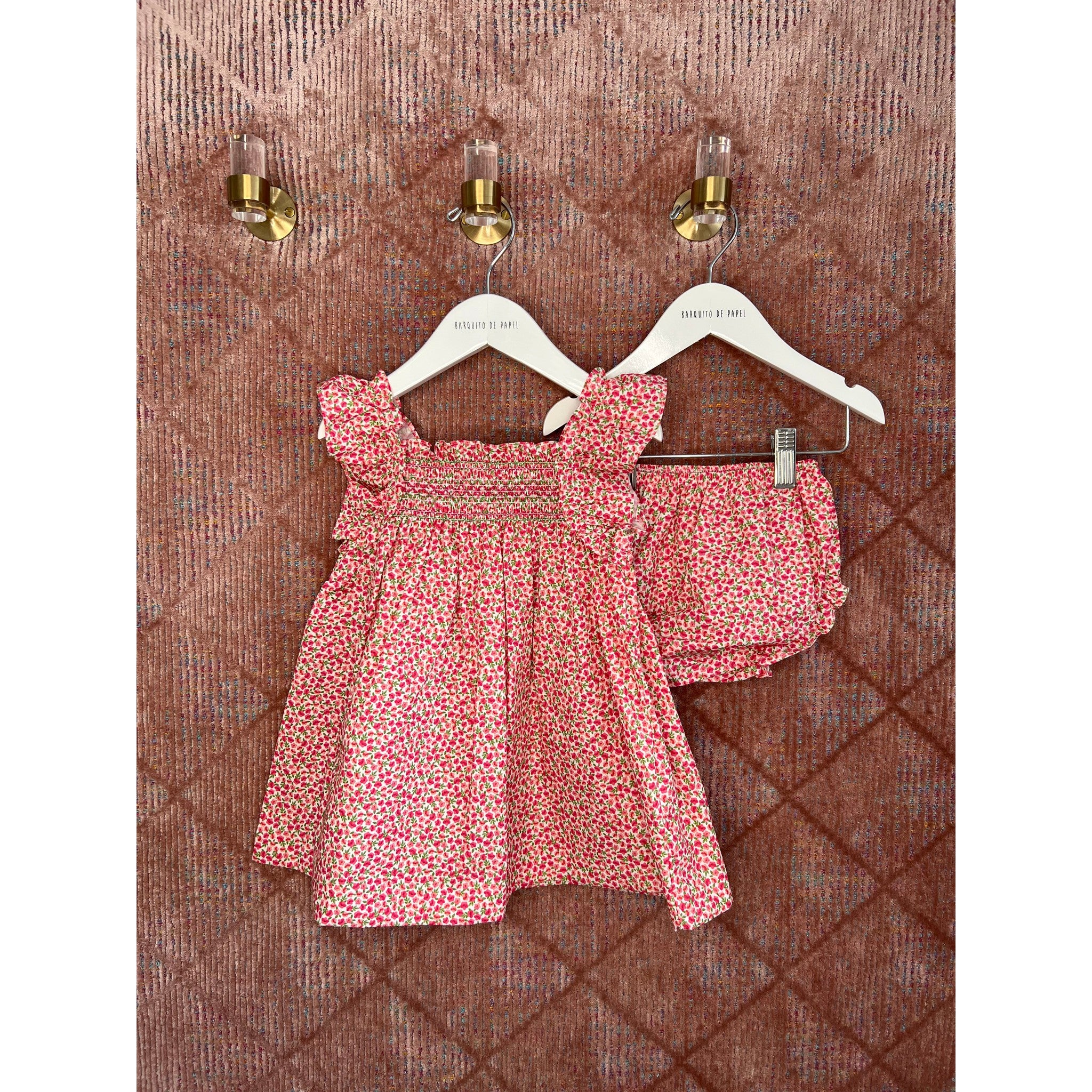 Mini Flor Smocked Bloomer Jesusito