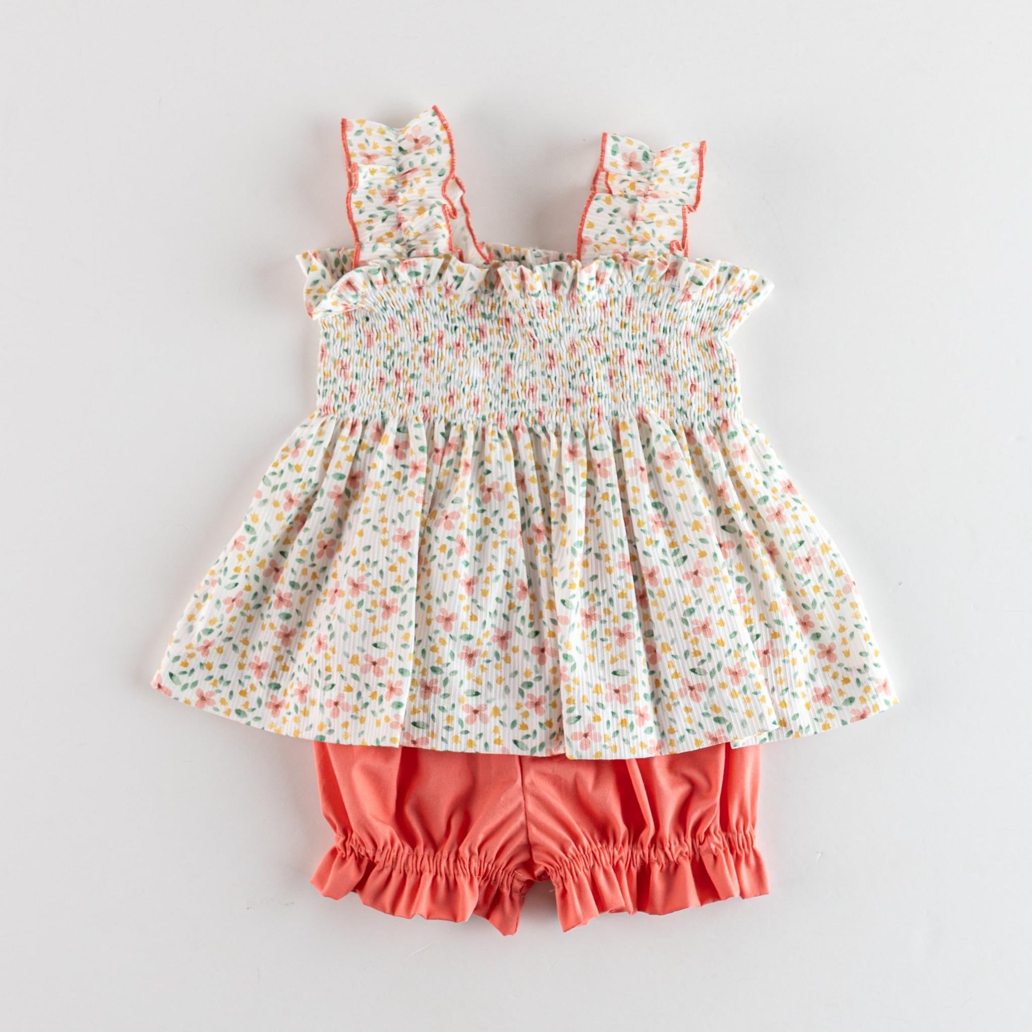 SHort Set Bali - Coral