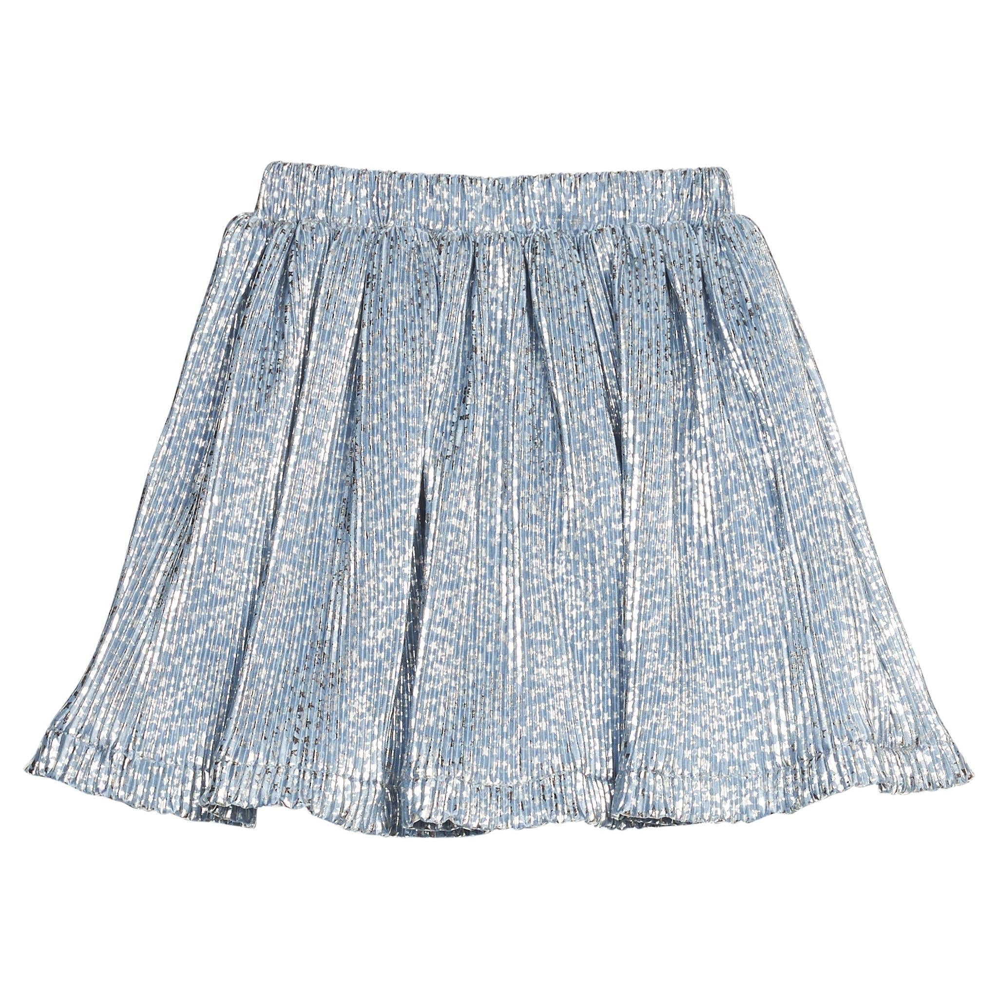 Blue Crinkle Stars Skort Set