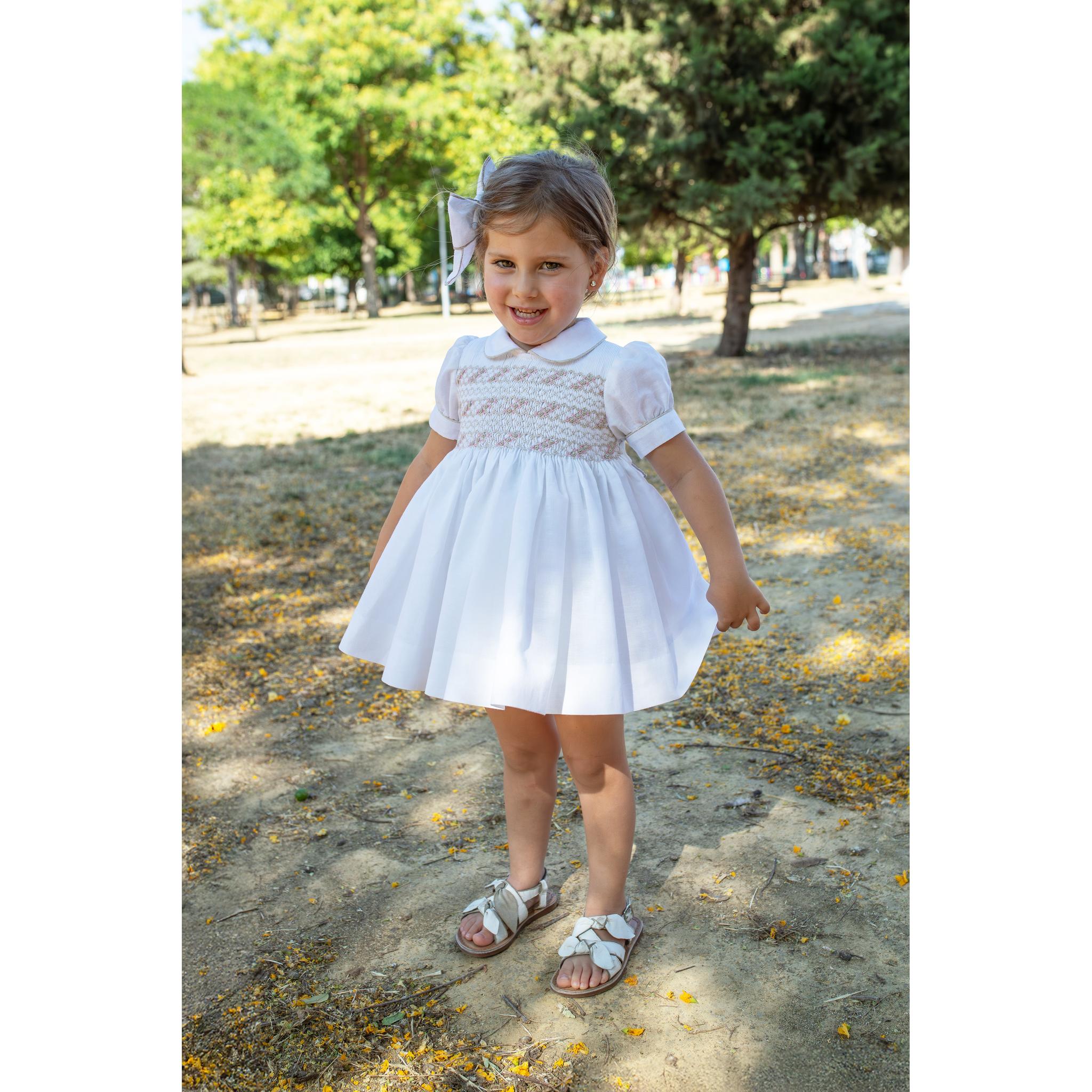 Beige Smock Dress Beige / 2T