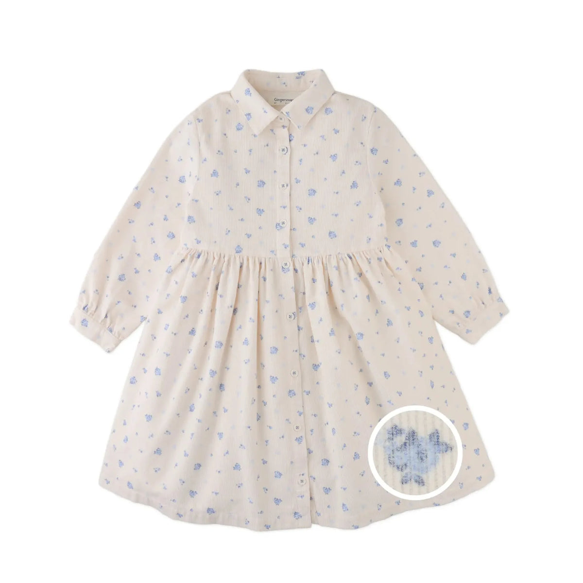 CORNELIA SHIRT DRESS WITH FLORAL PRINT