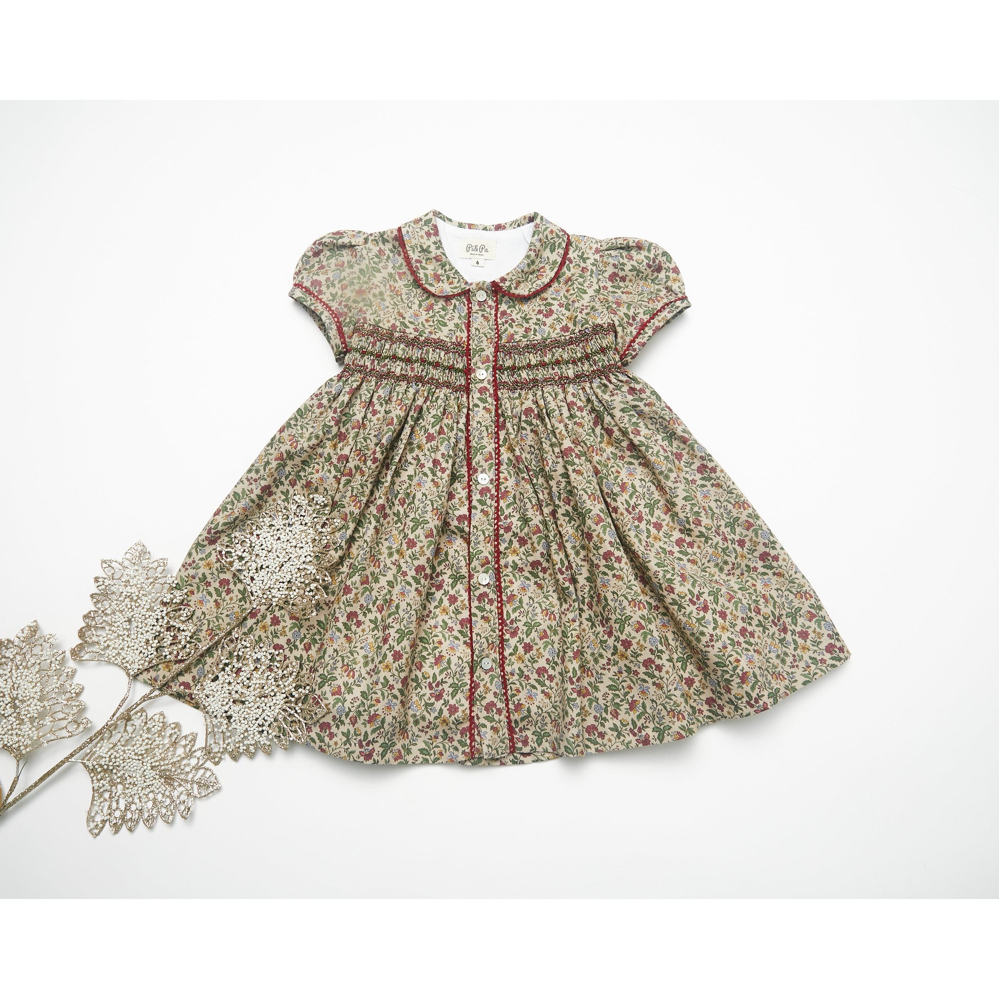 Vestido Smock Flor de Pascua