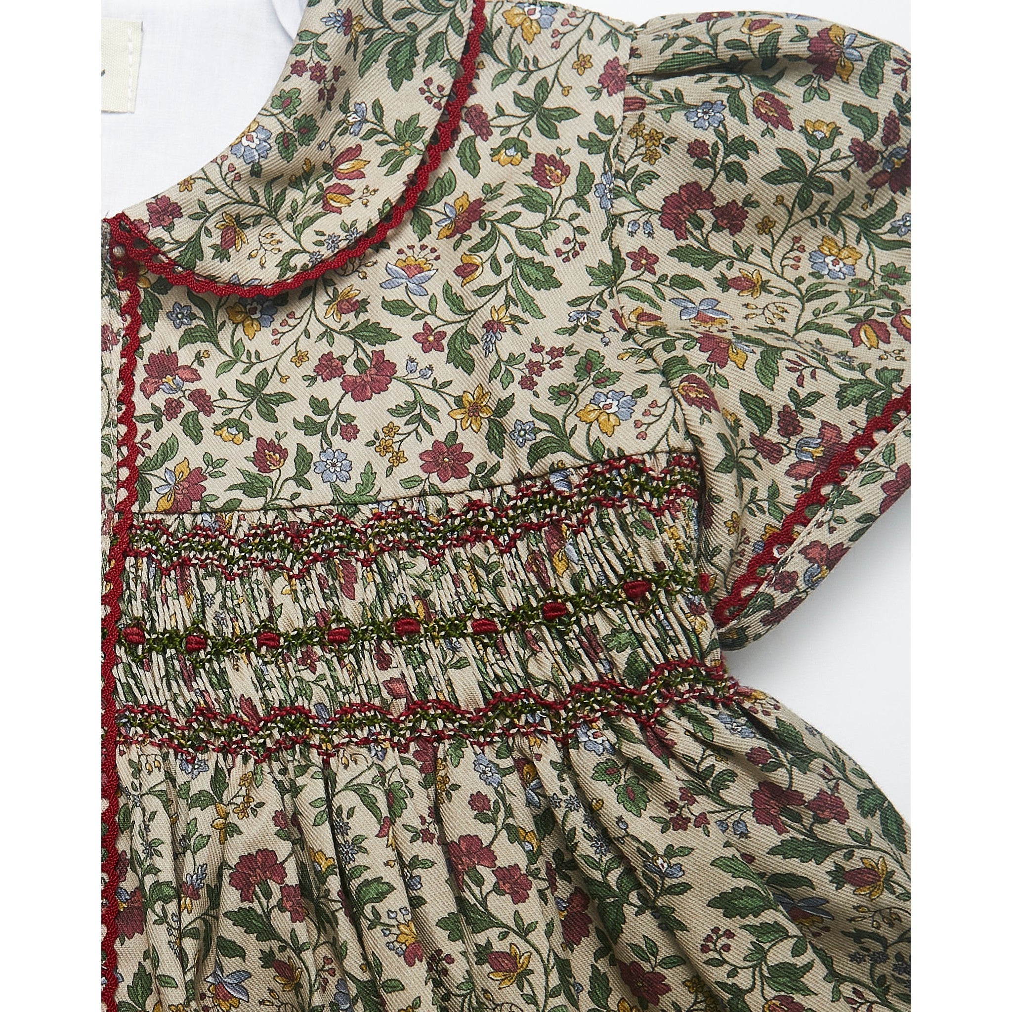 Vestido Smock Flor de Pascua
