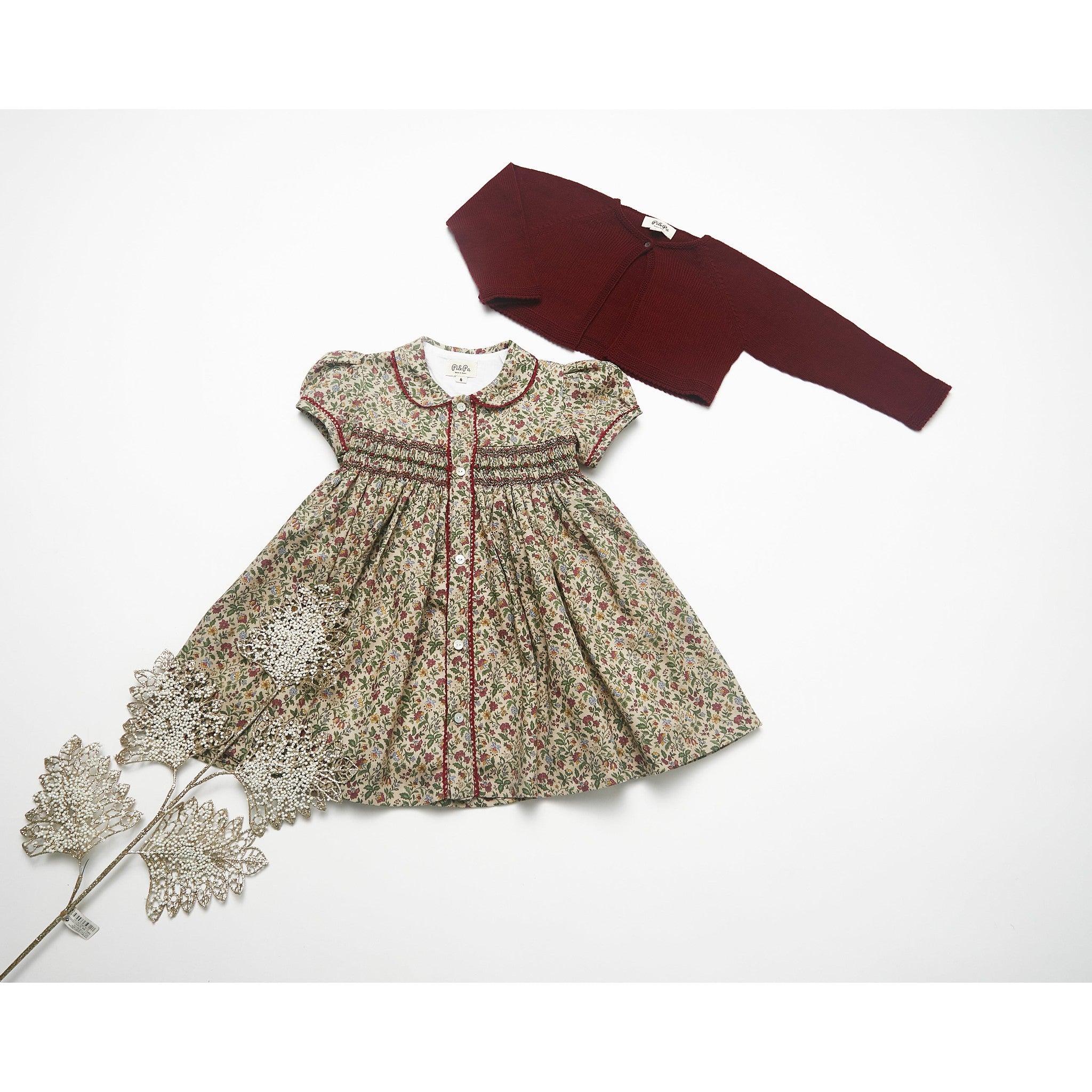 Vestido Smock Flor de Pascua