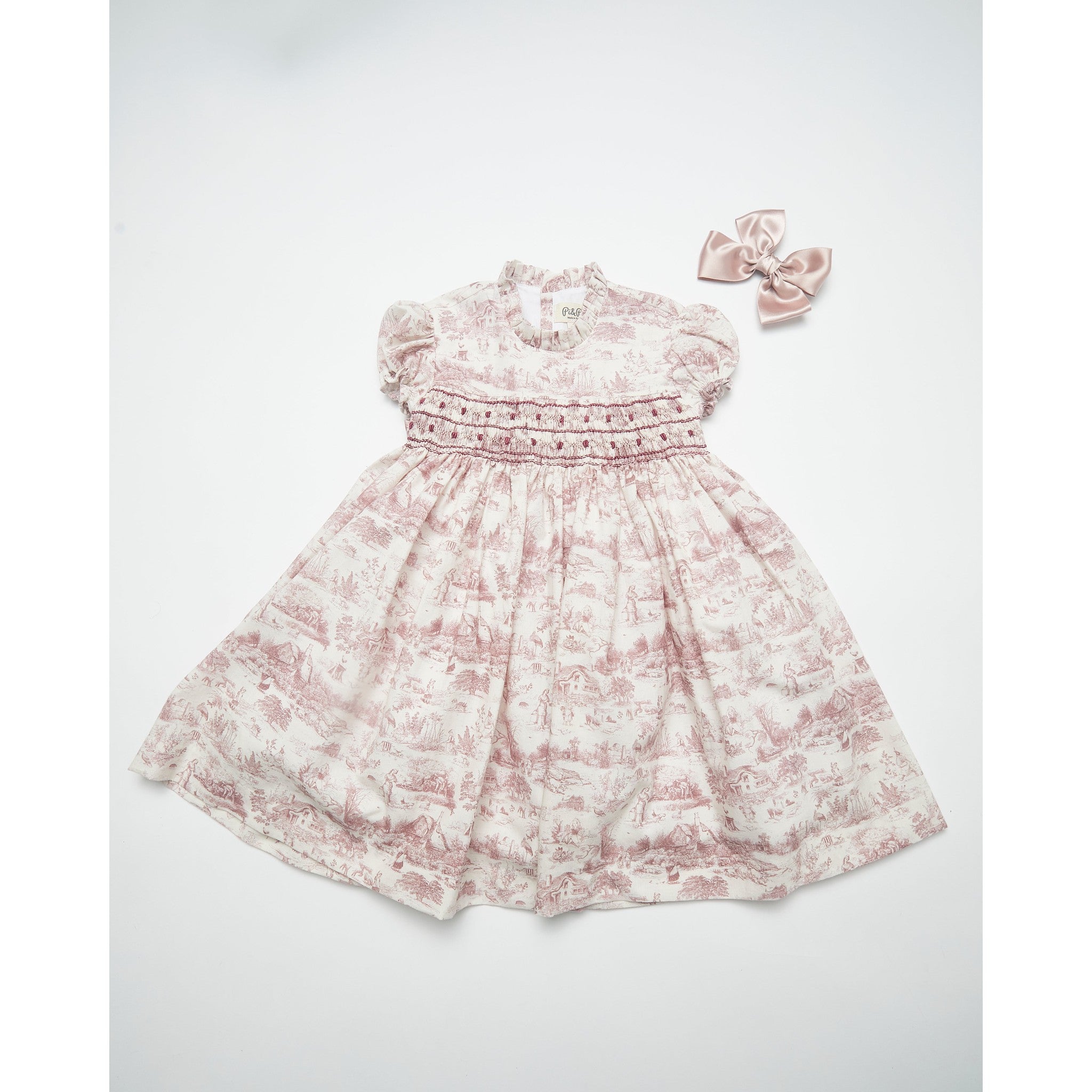 Pink Toile Dress