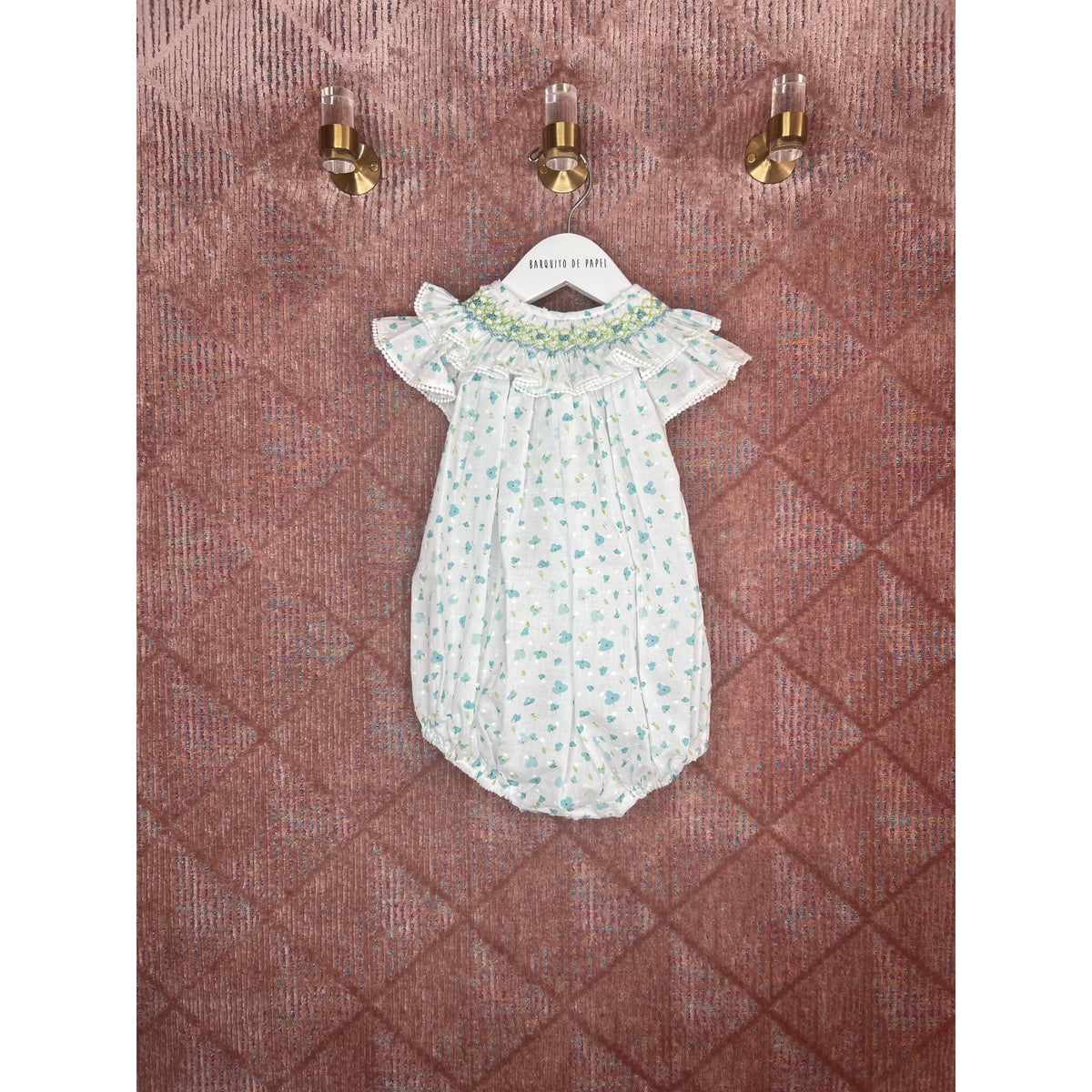 Turquesa Ruffle Smocked Dress