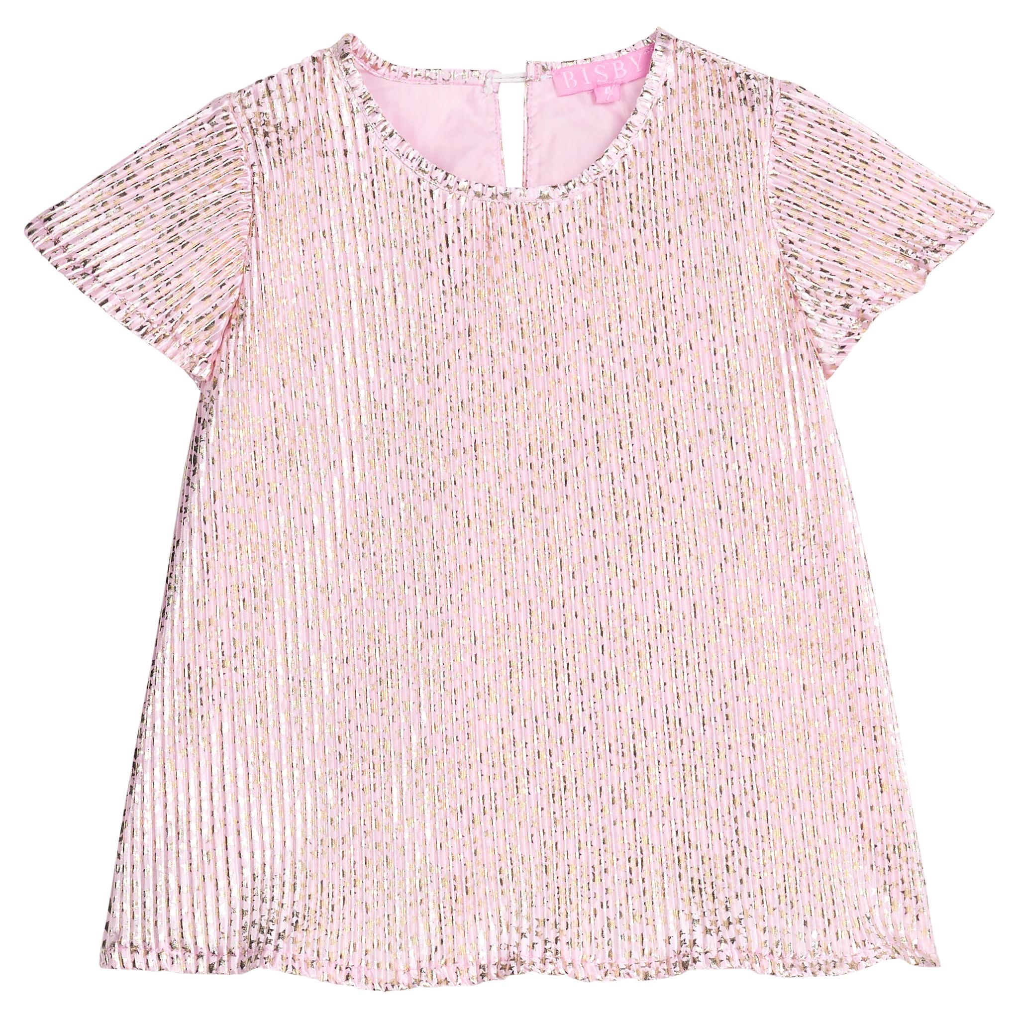 Pink Crinkle Stars Skort Set