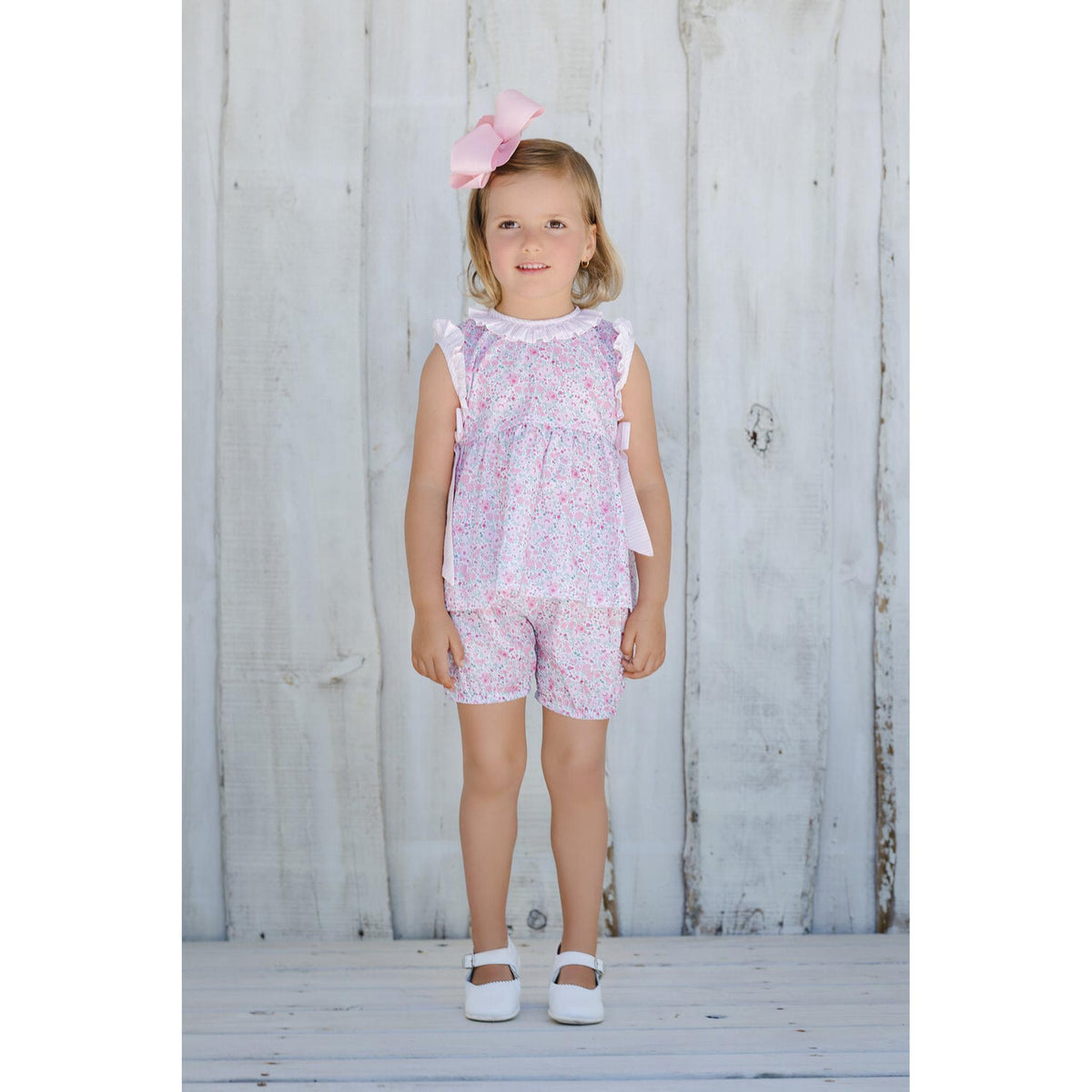 Pink Ditsy Floral Set