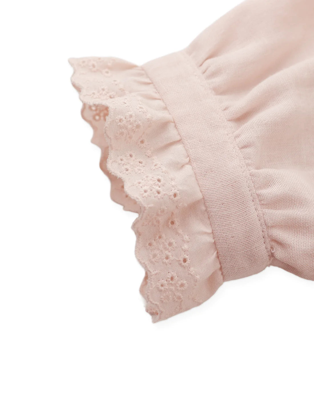 VERENA TIERED RUFFLED SHORTS WITH LACE TRIM SET