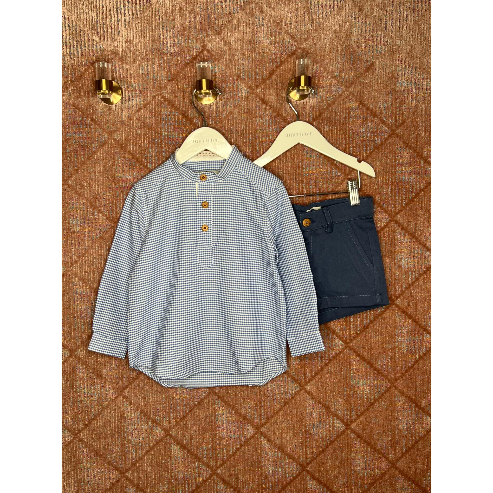 Mini Vichy Short Set