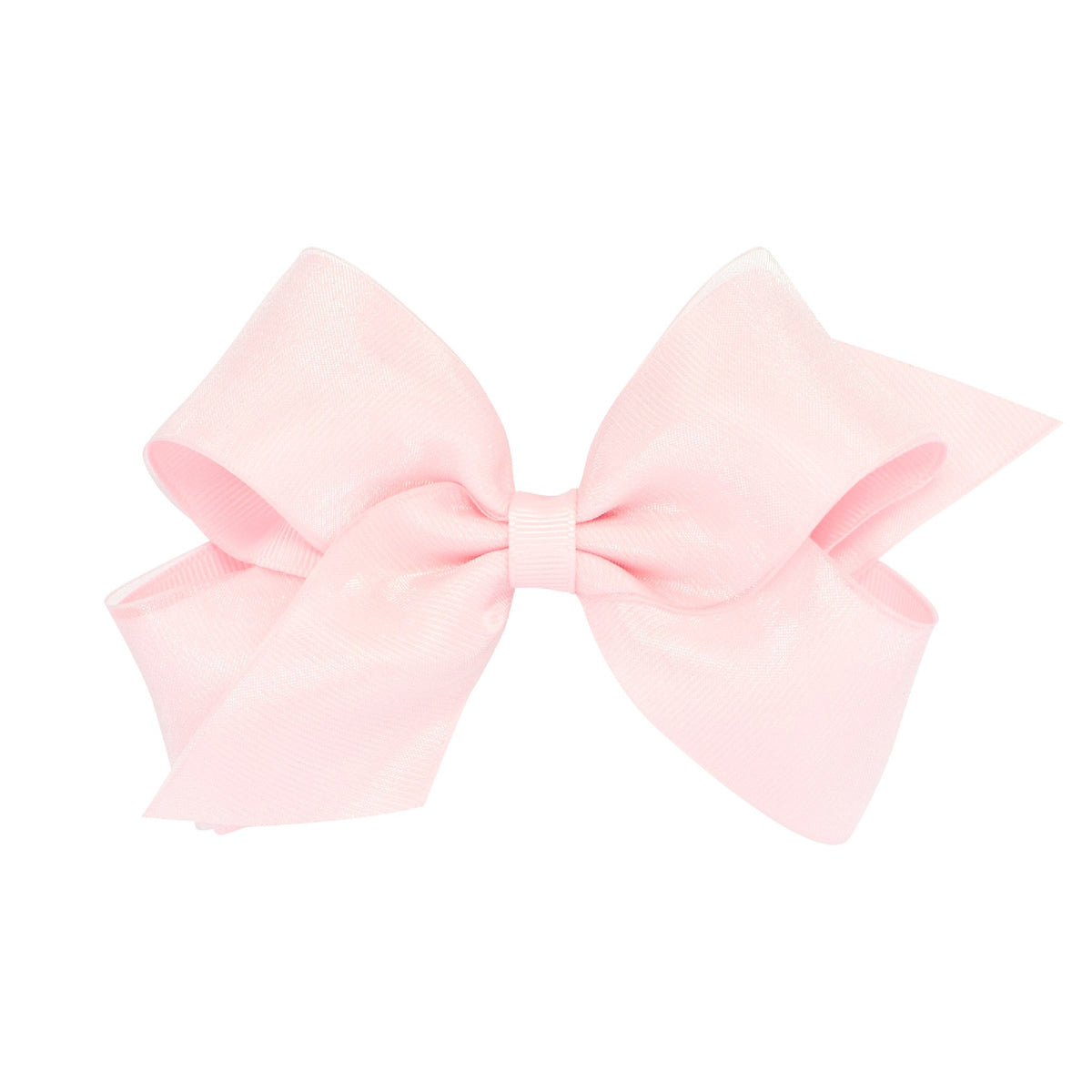 Medium Organza Overlay Girls Hair Bow
