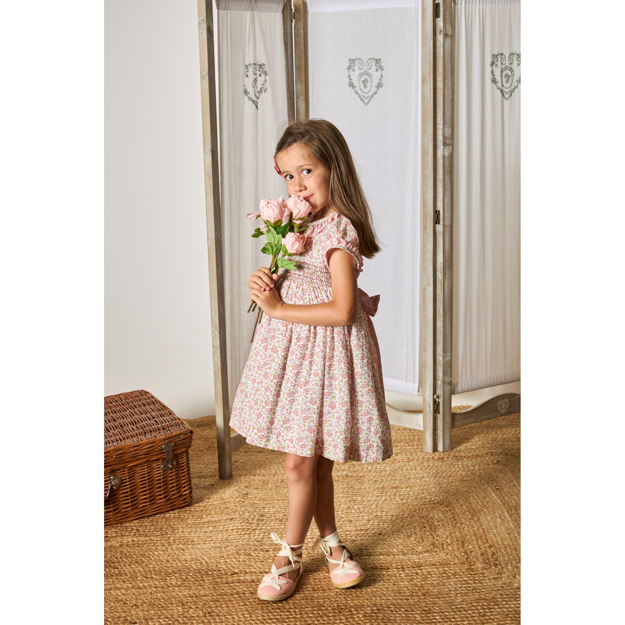 Niza Handsmocked Dress